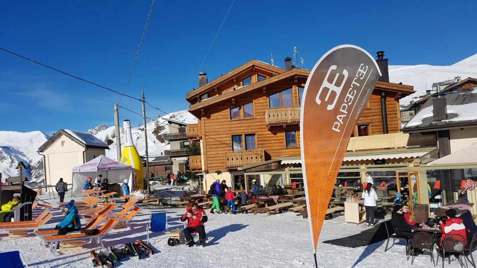 Property building in Alpino Lodge Bivio