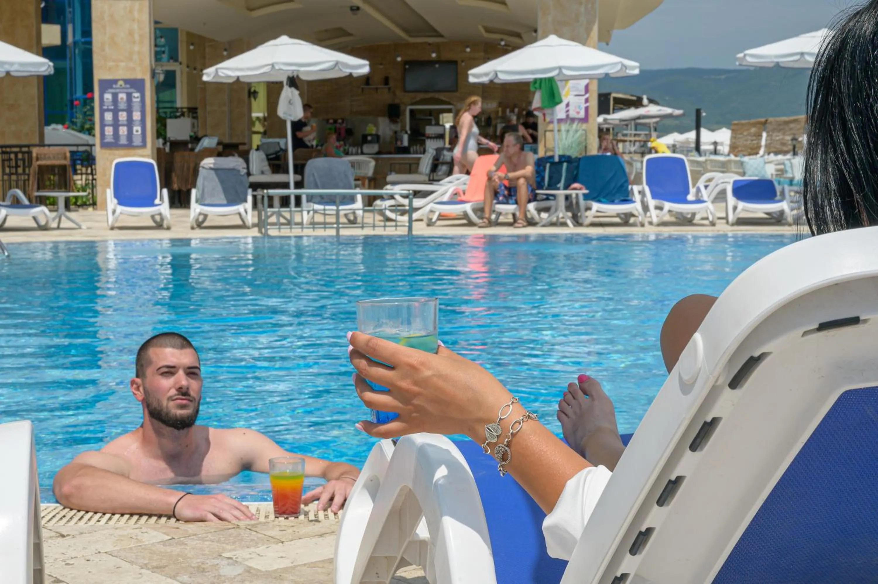 Swimming pool in Blue Pearl Hotel - All Inclusive Plus