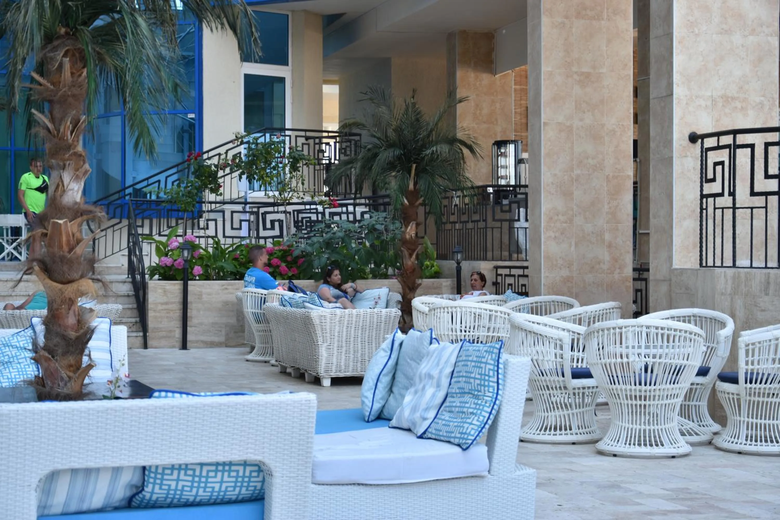 Patio in Blue Pearl Hotel - All Inclusive Plus