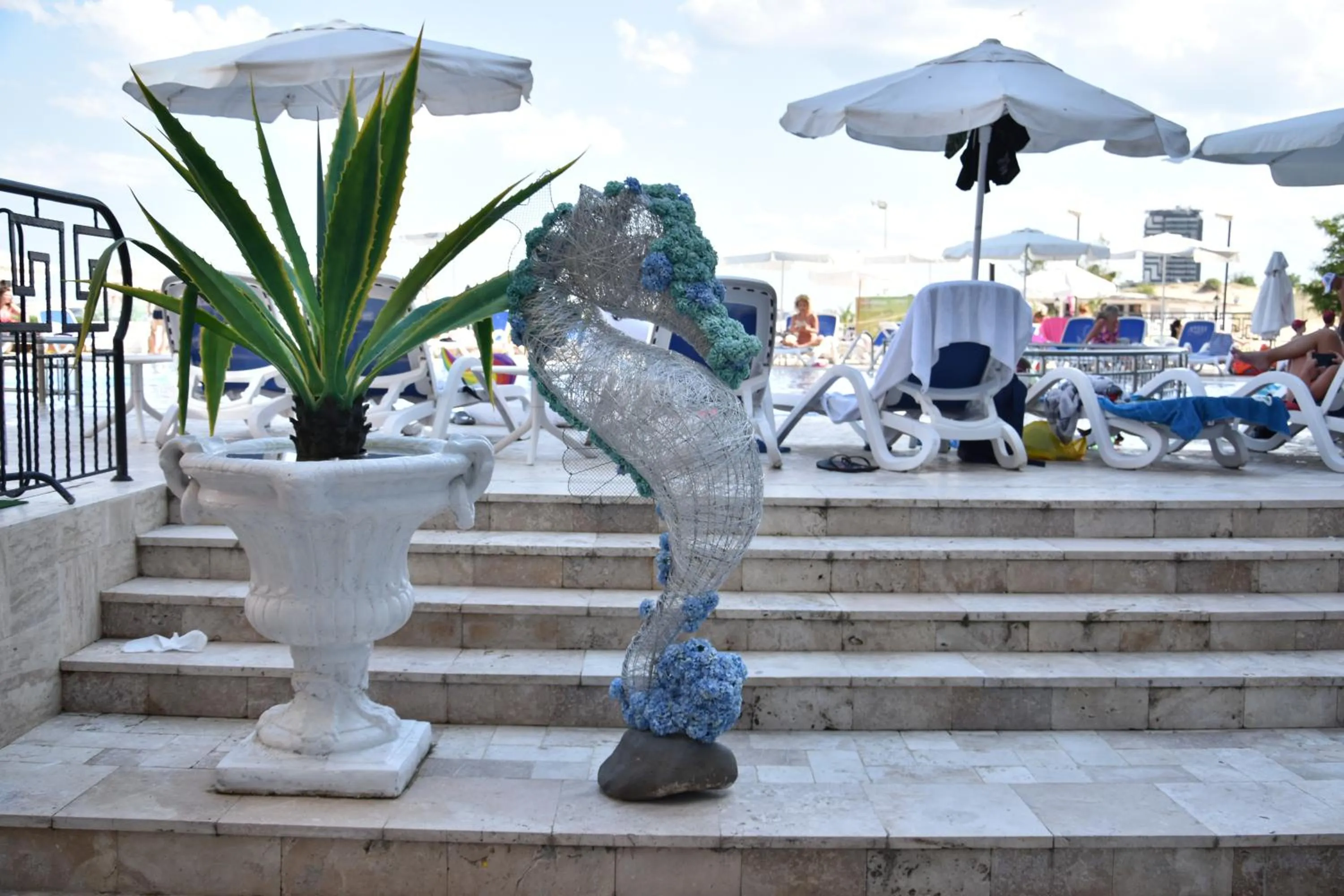 Patio in Blue Pearl Hotel - All Inclusive Plus