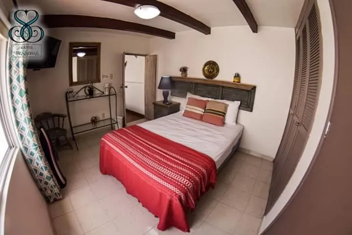 Bed in Hotel Tres Sofias