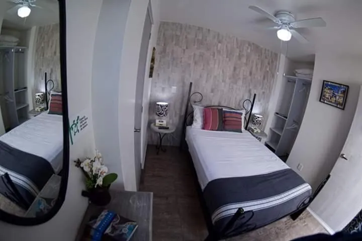 Bed in Hotel Tres Sofias