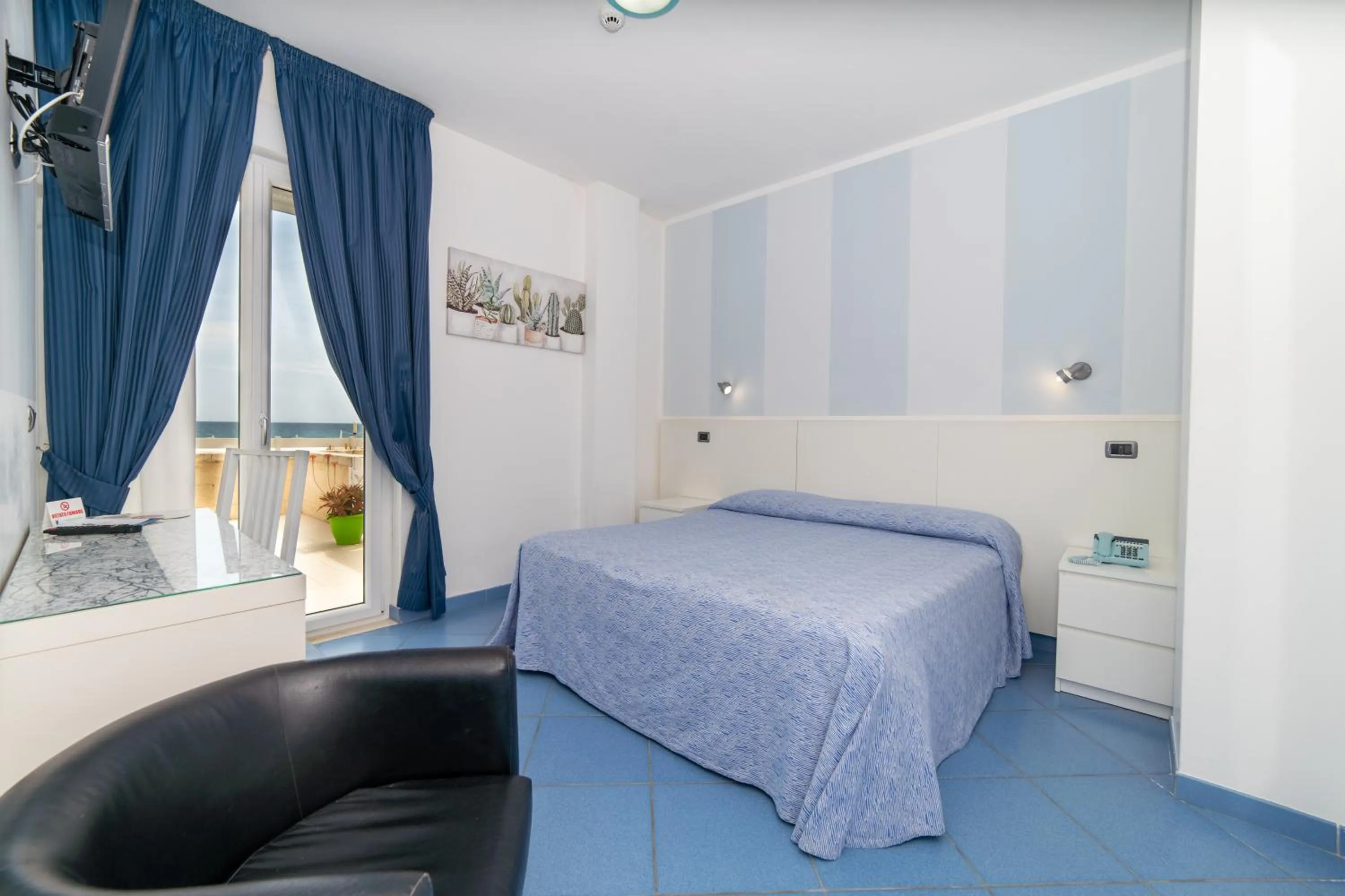 Bed in Hotel La Sorgente