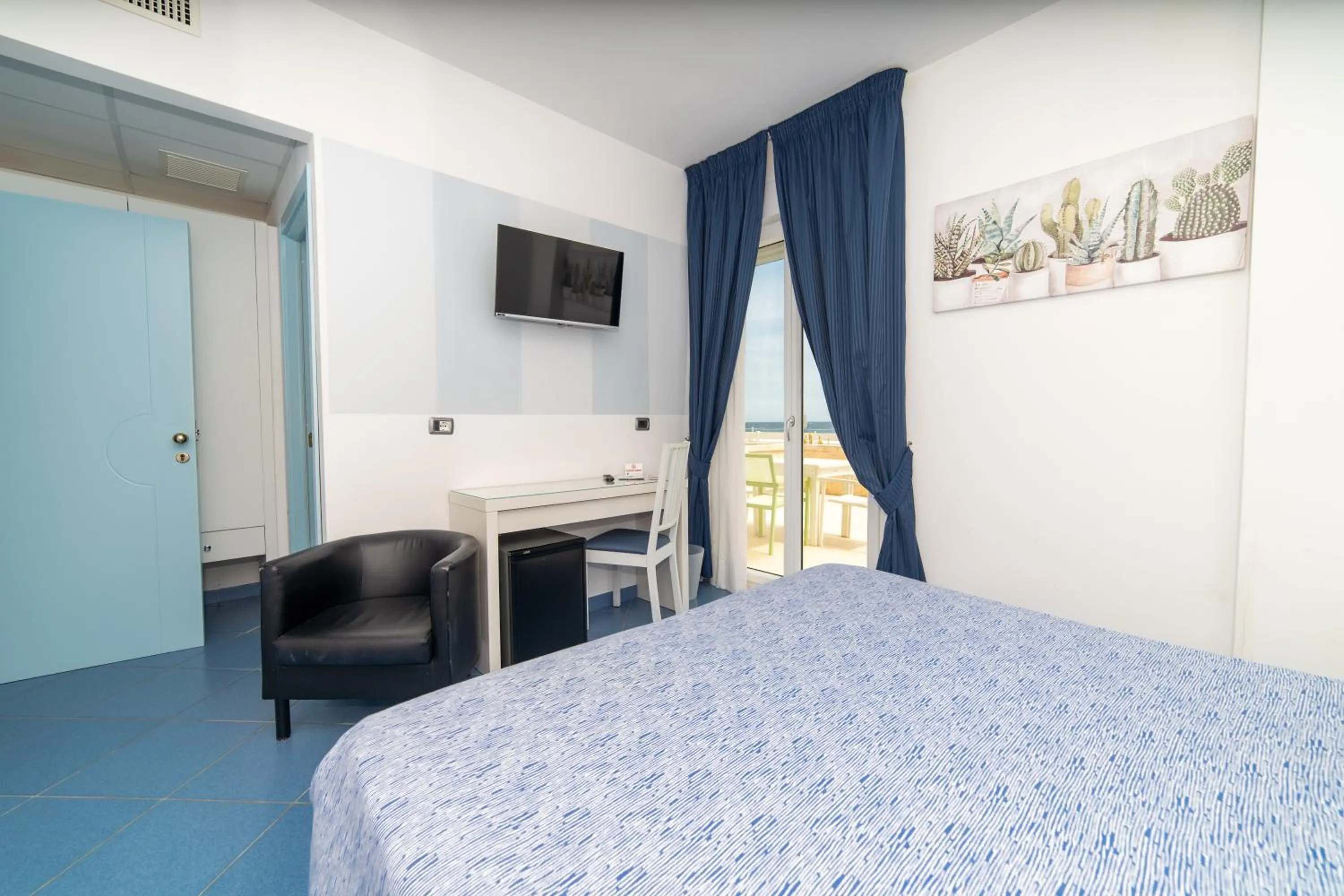 Bed in Hotel La Sorgente