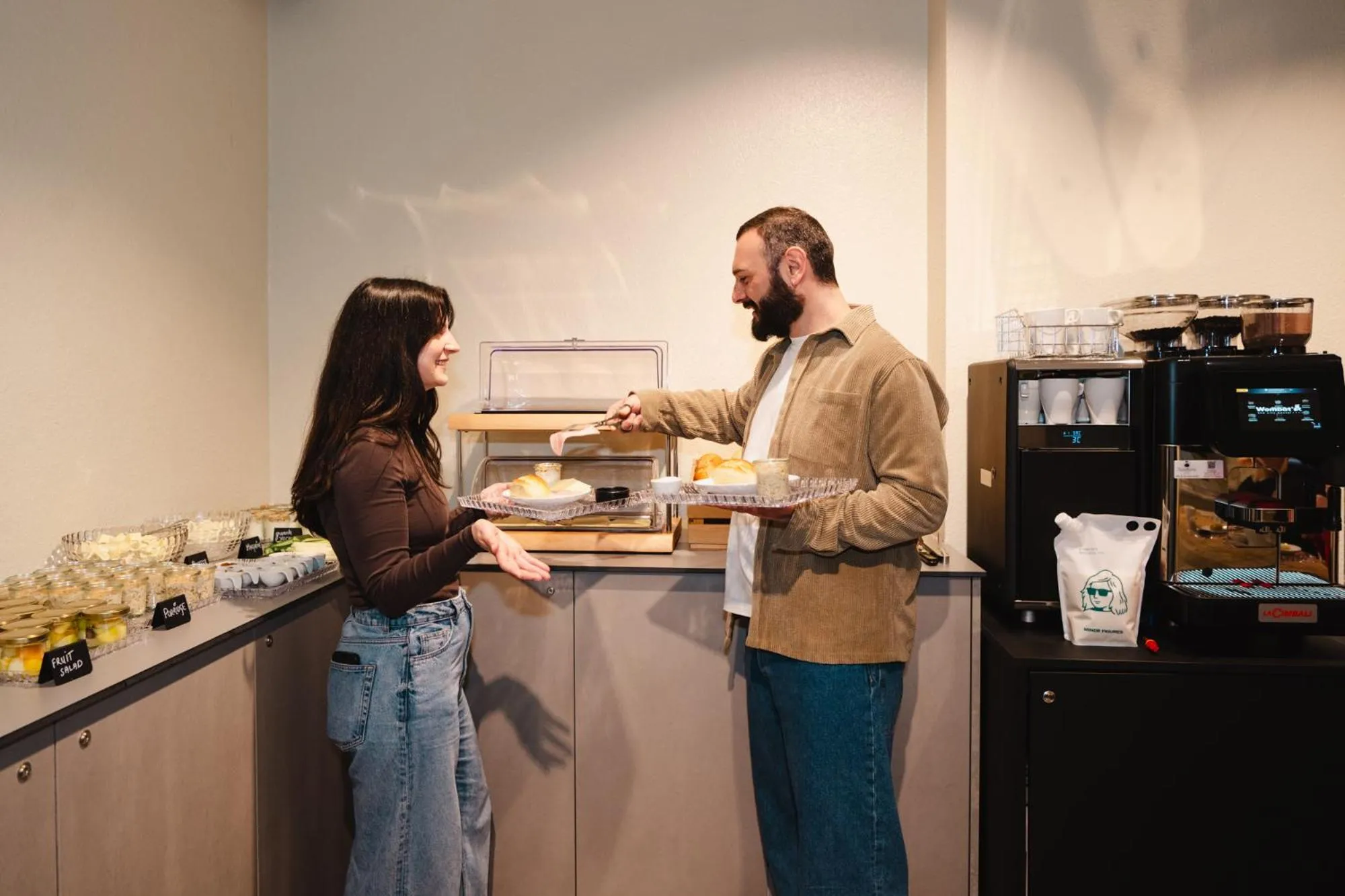 Breakfast in Wombat's City Hostel Leipzig