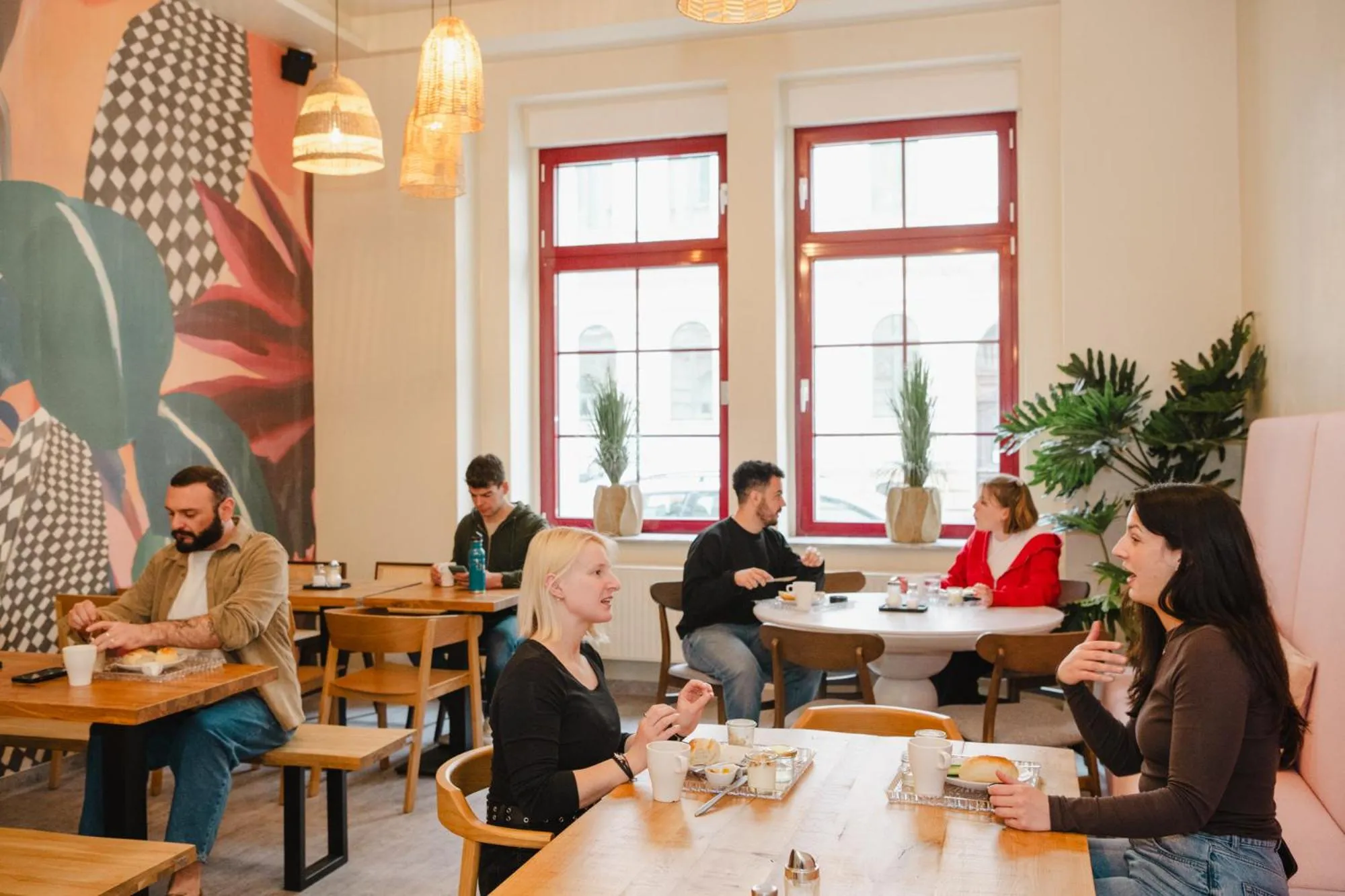 Breakfast in Wombat's City Hostel Leipzig