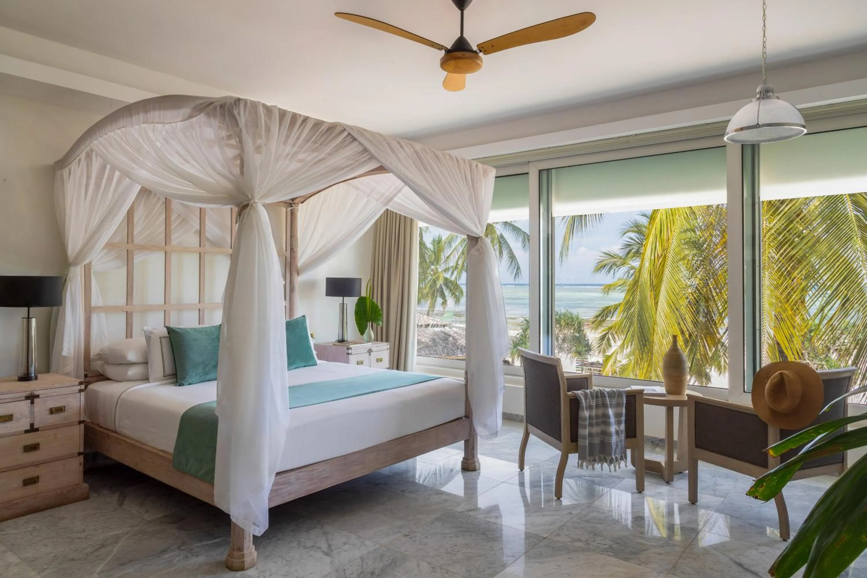 Bed in Melia Zanzibar