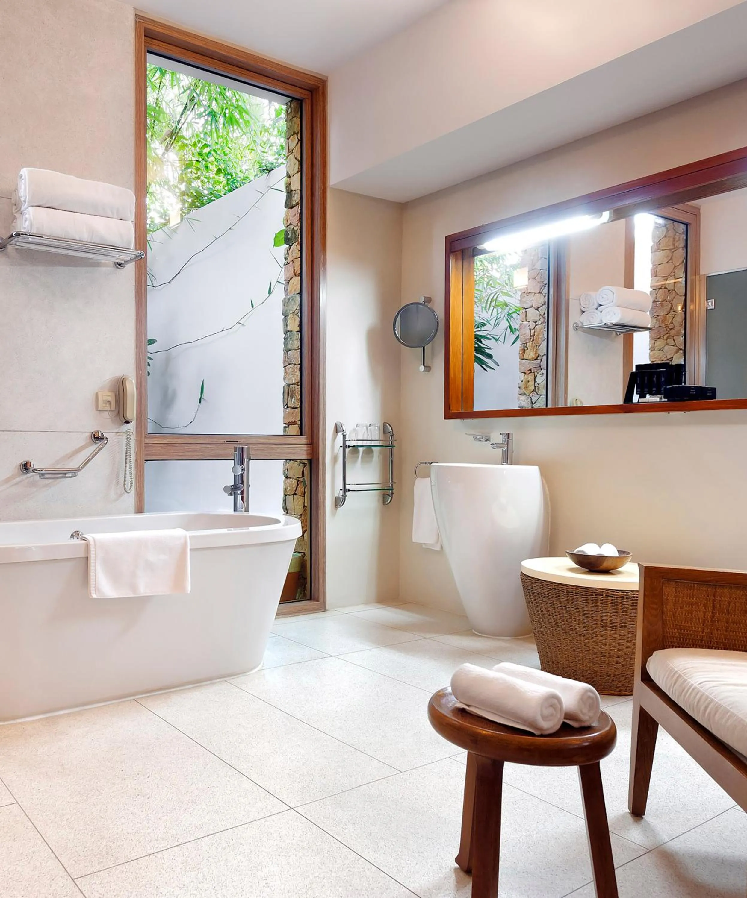 Shower in Melia Zanzibar