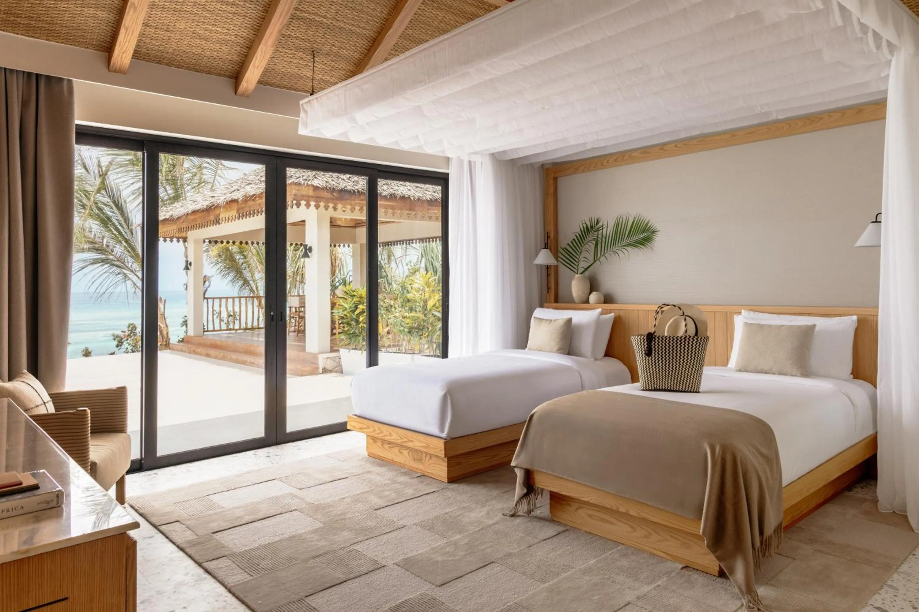 Patio, Bed in Melia Zanzibar