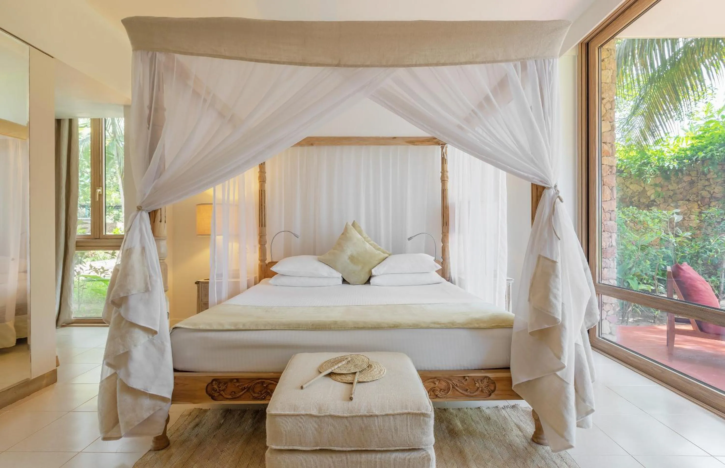 Bed in Melia Zanzibar