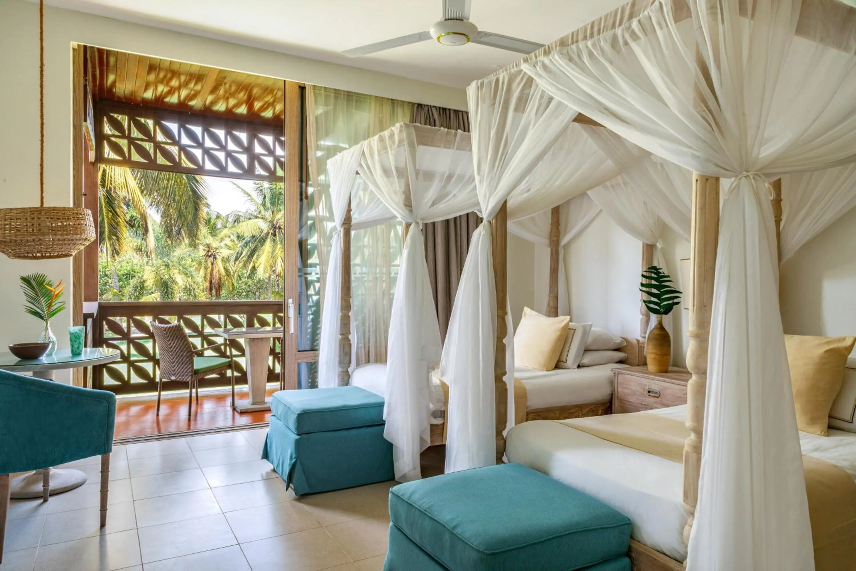 Bed in Melia Zanzibar