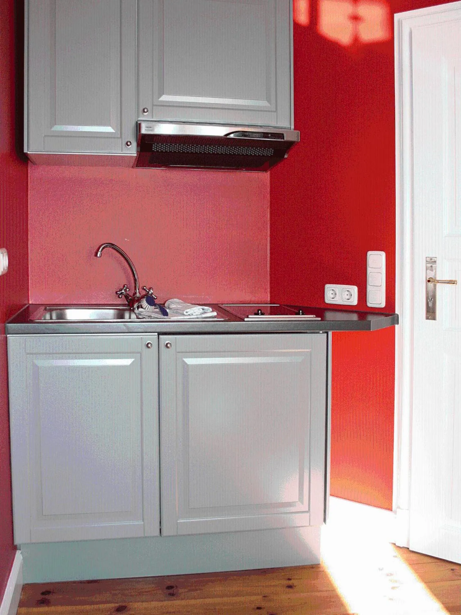 Kitchen or kitchenette in Apartments im Kaffeehaus Heldt