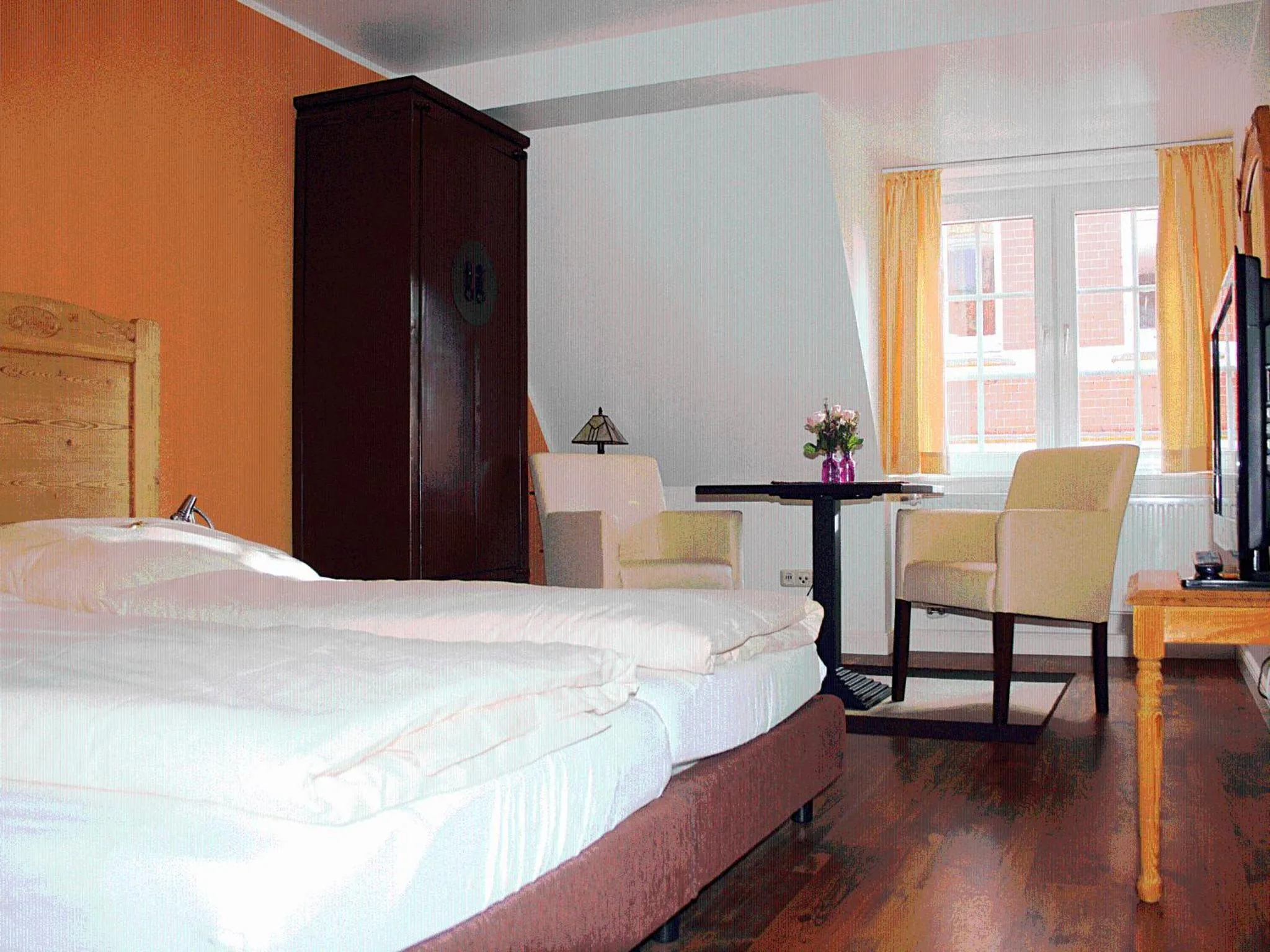 Bed in Apartments im Kaffeehaus Heldt