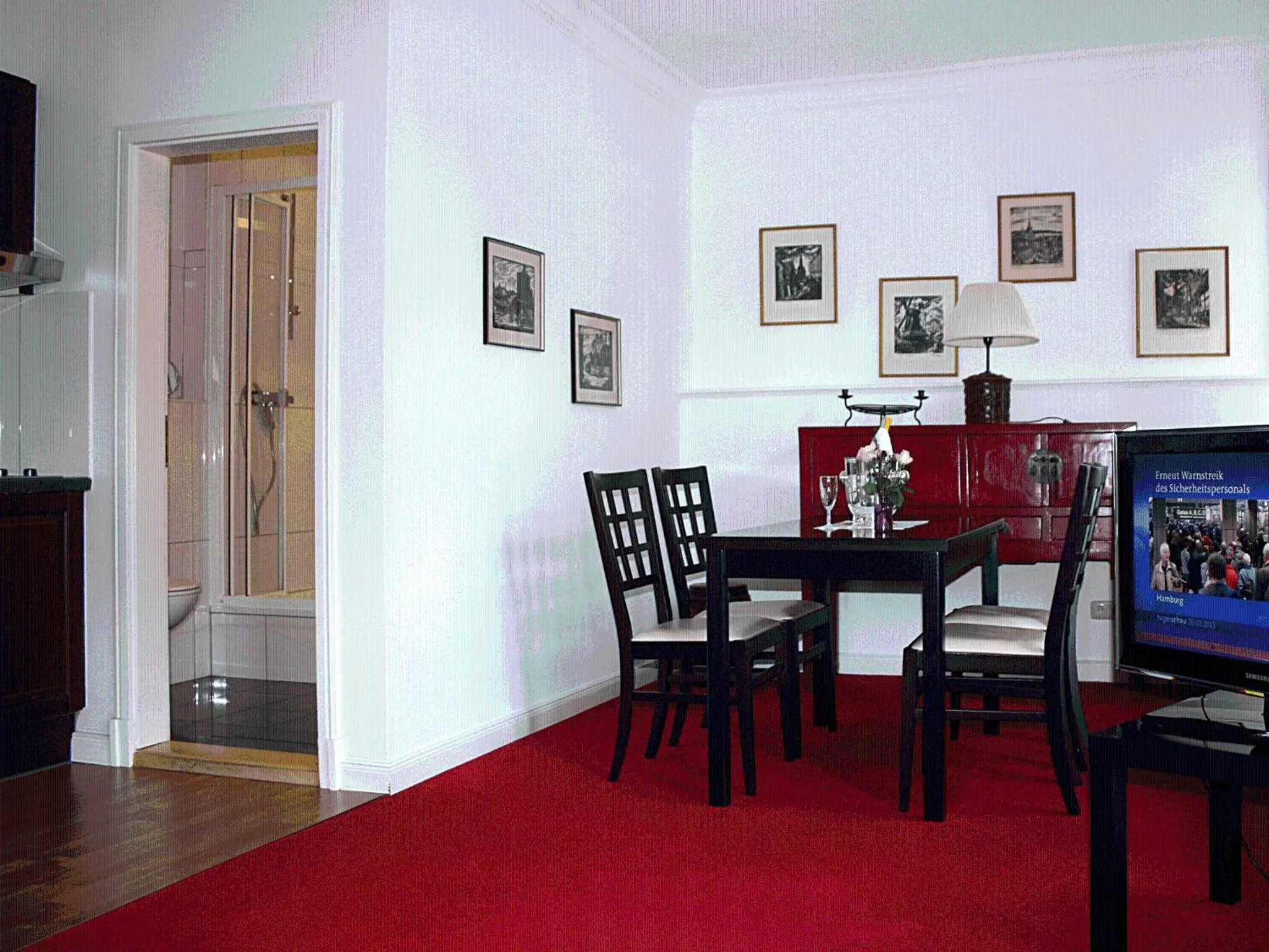 Dining area in Apartments im Kaffeehaus Heldt