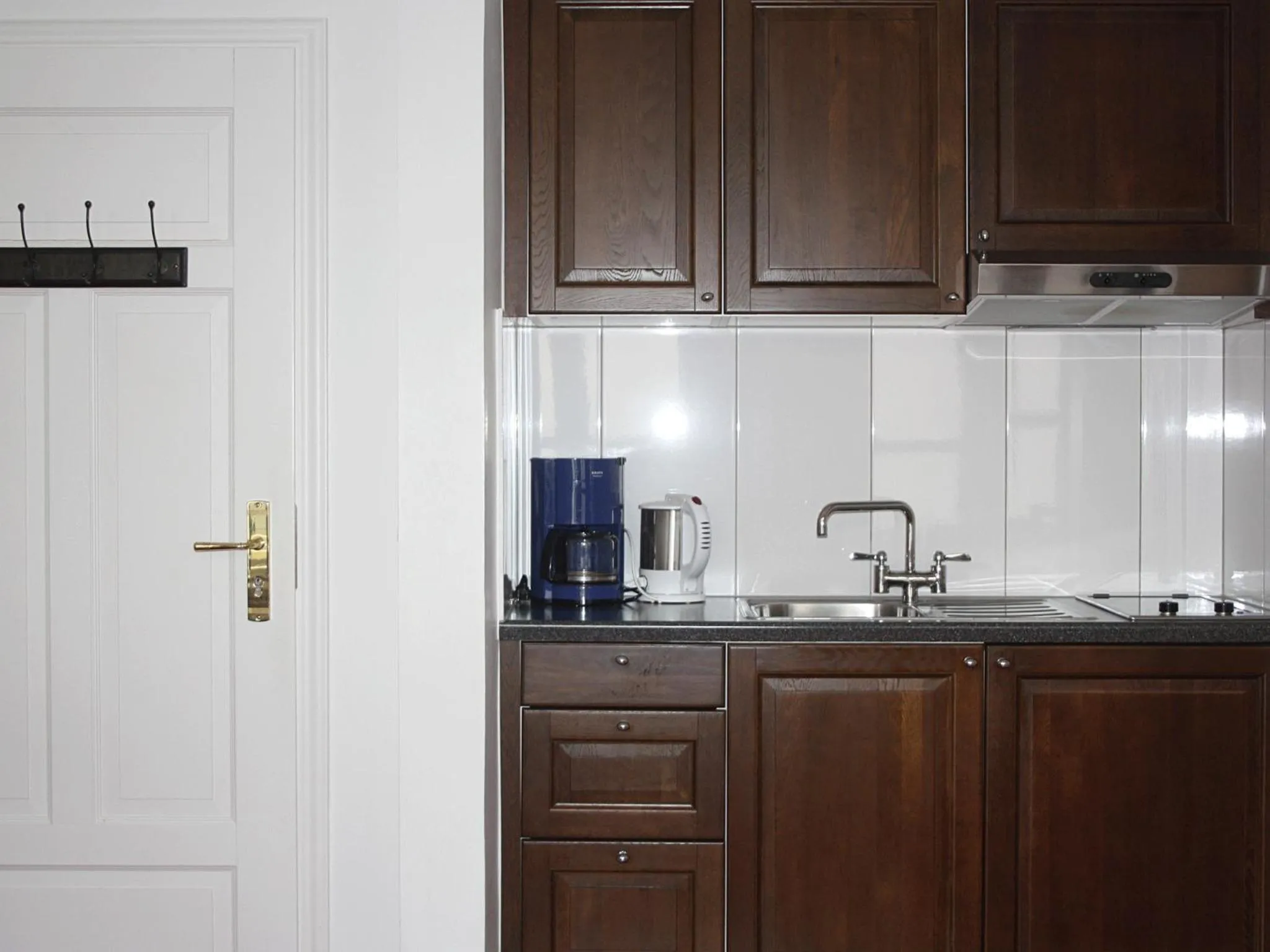 Kitchen or kitchenette in Apartments im Kaffeehaus Heldt