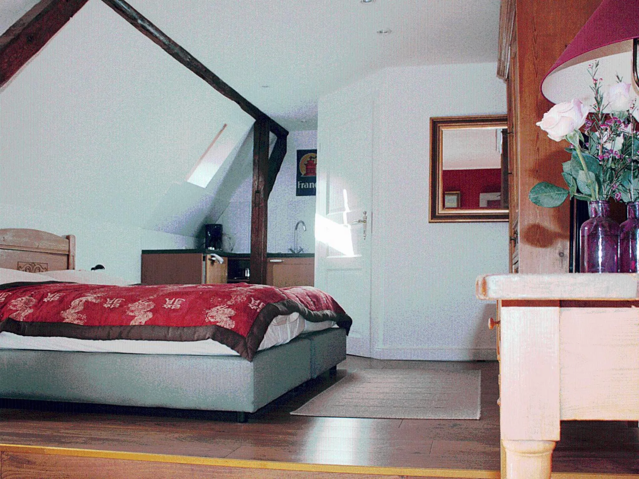 Bed in Apartments im Kaffeehaus Heldt