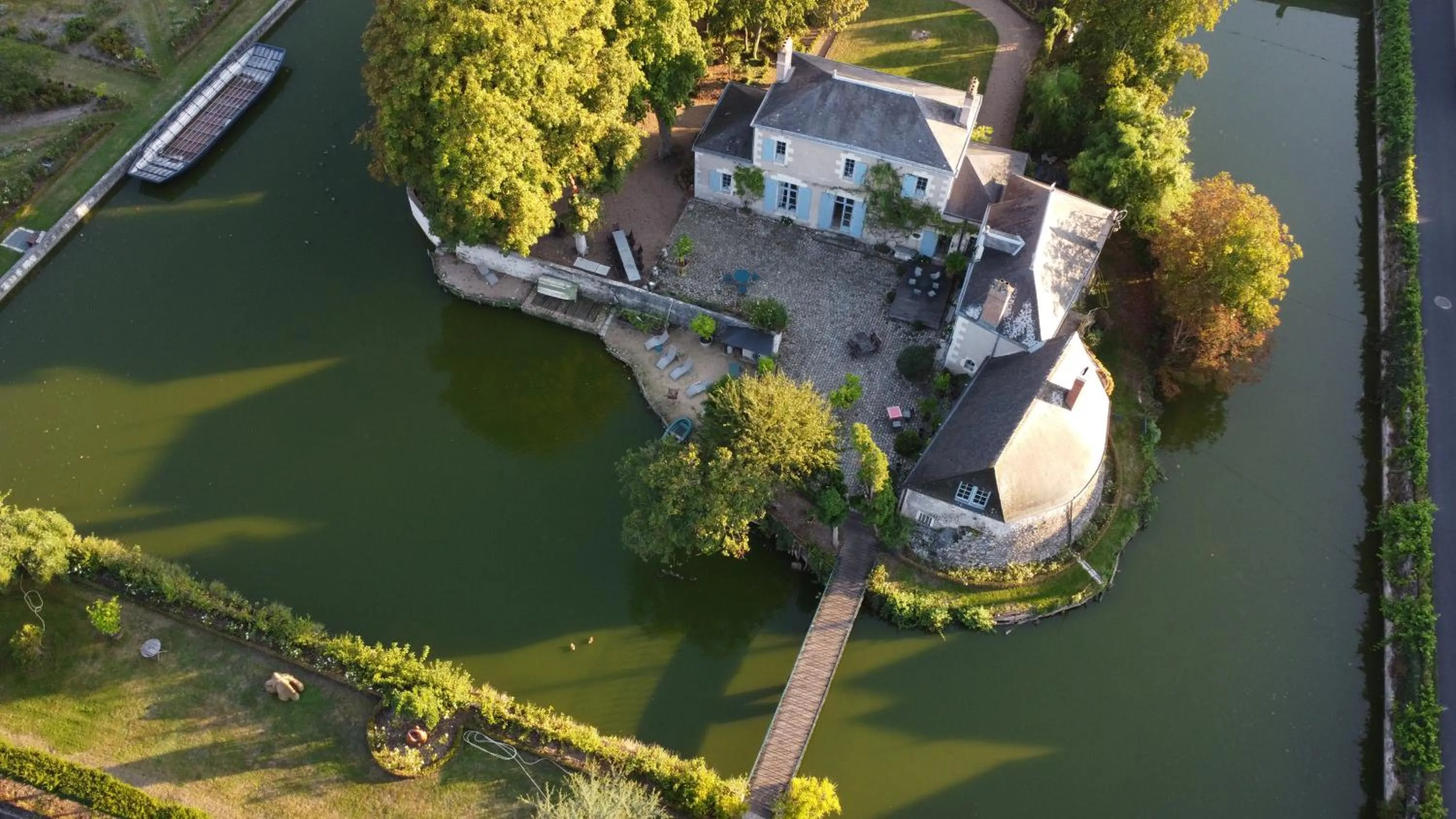 Bird's eye view in Les Douves