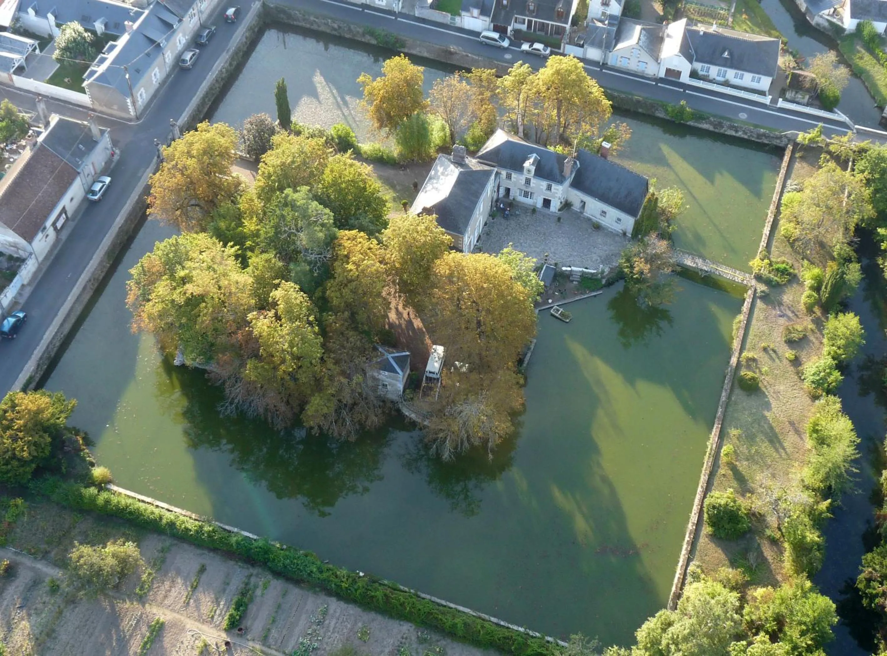 Bird's eye view in Les Douves