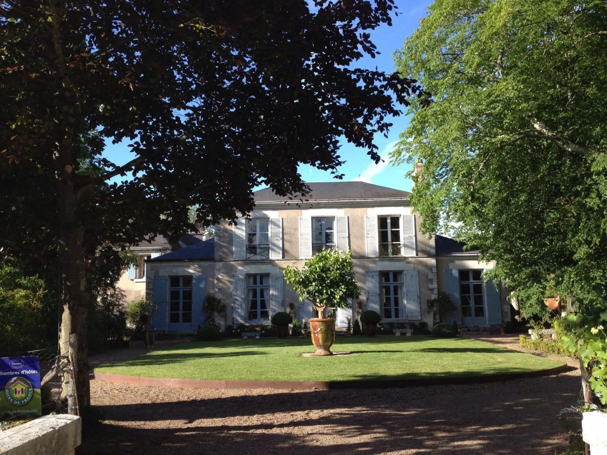 Garden view in Les Douves