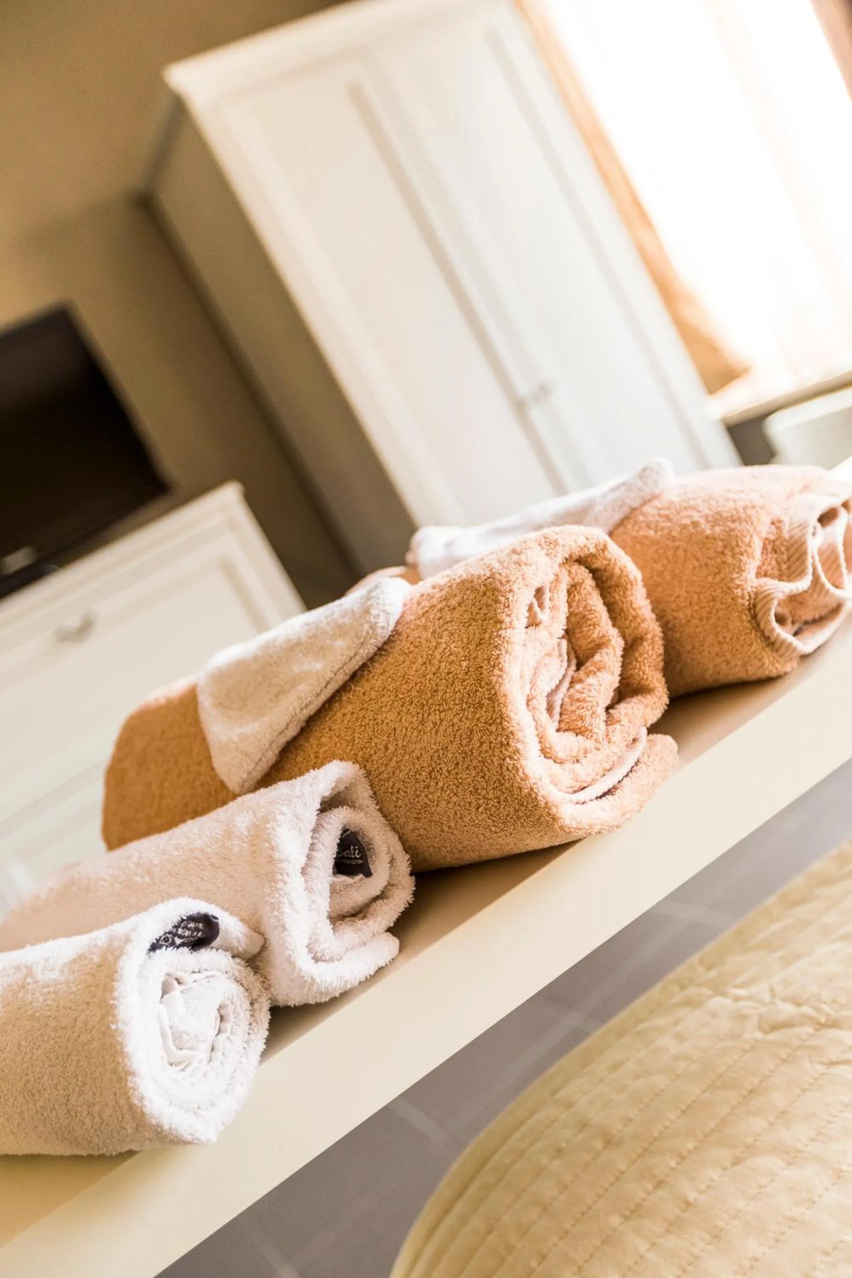 Decorative detail, Bed in B&B A Dream City spa & Massages