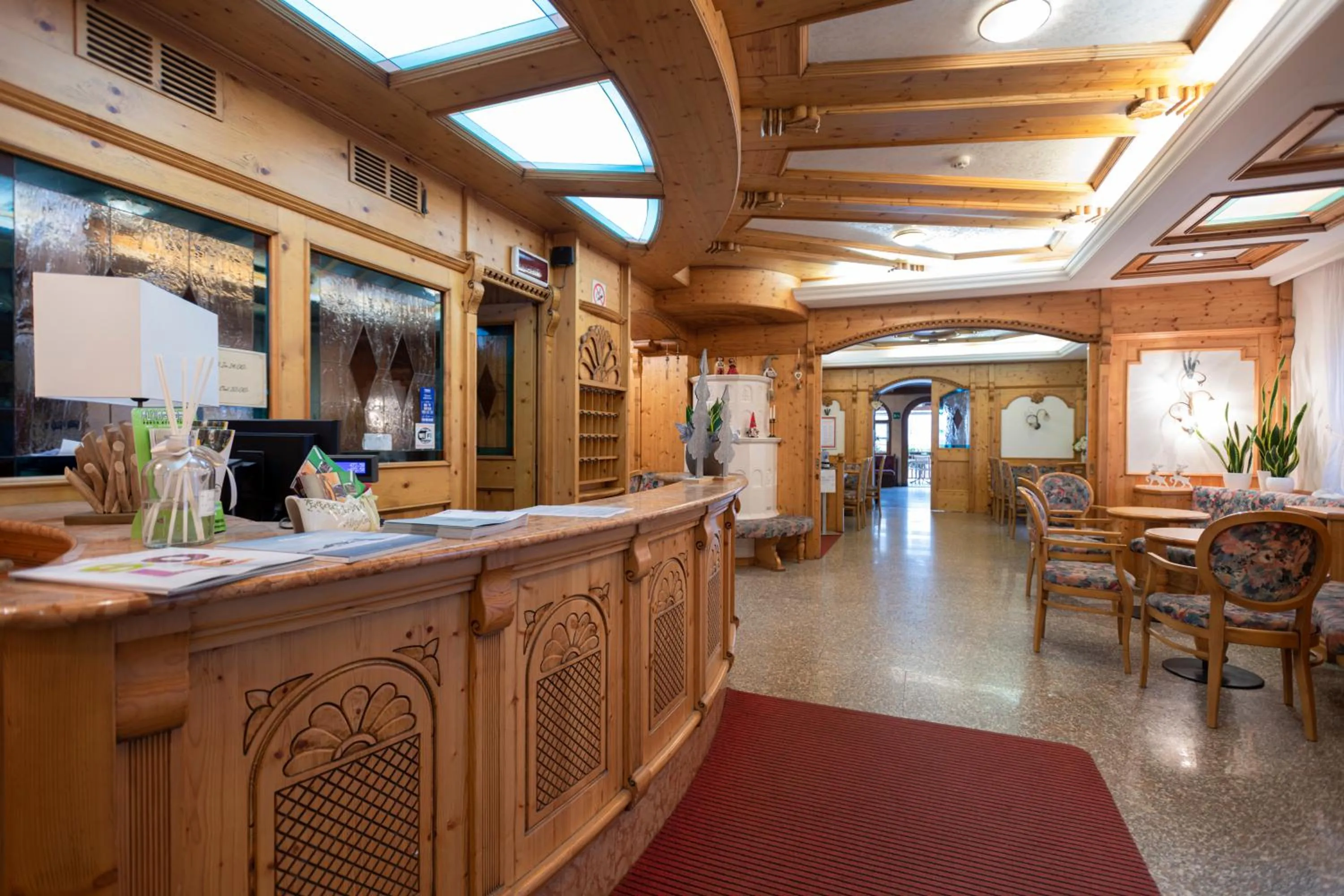 Lobby or reception in Hotel Cova