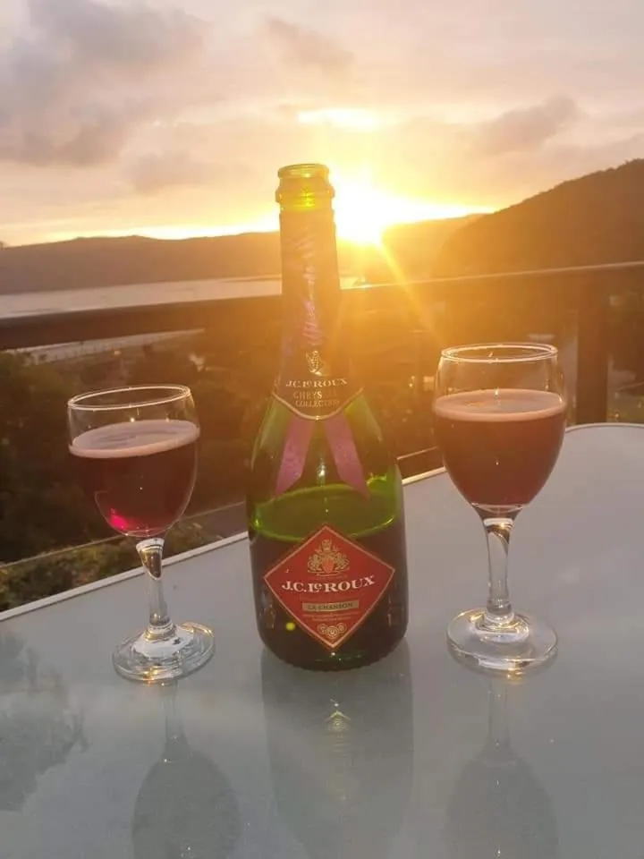 Sunset in Lagoon Lodge