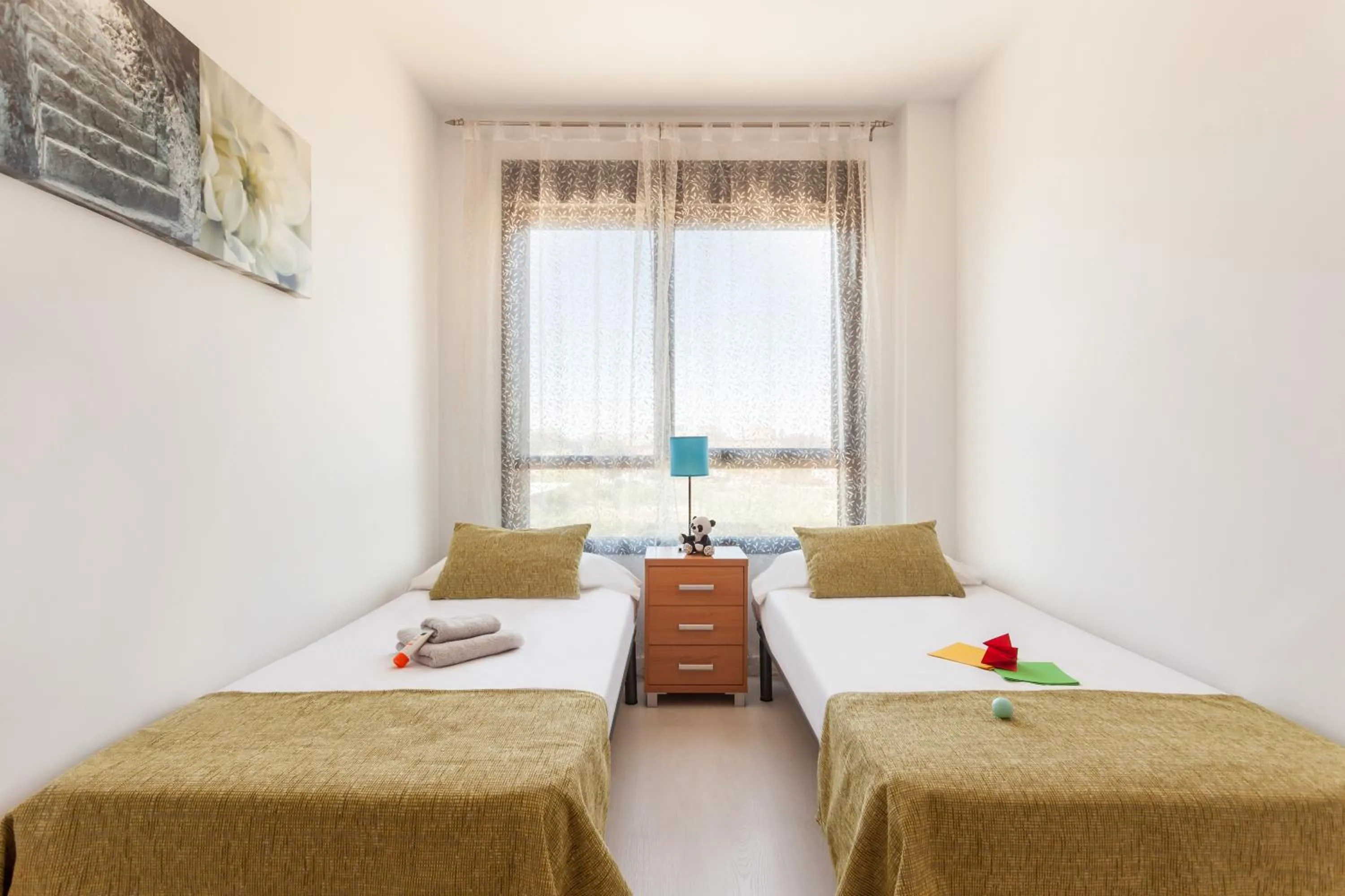 Bed in Torredembarra apartamento