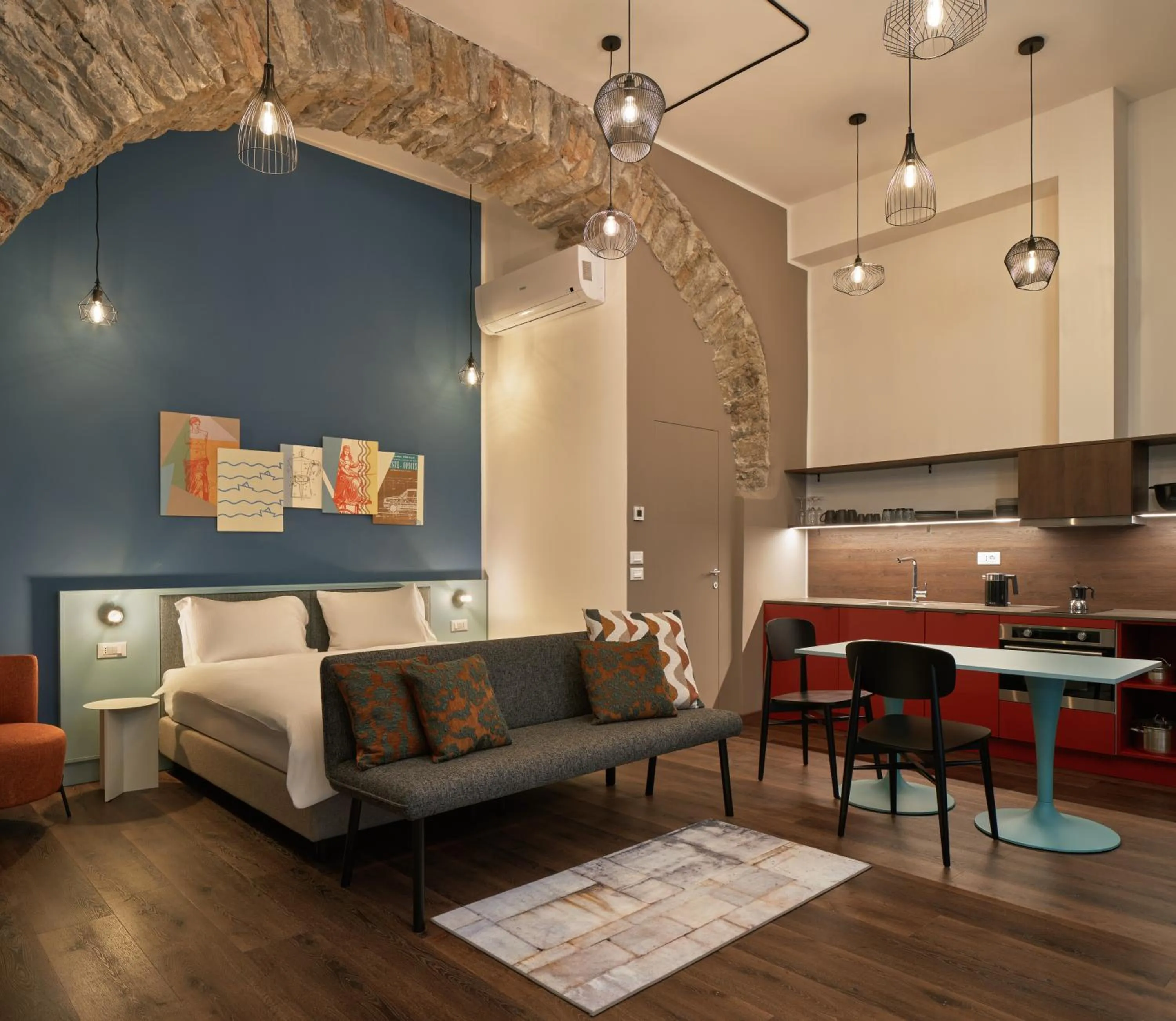 Kitchen or kitchenette in URBANAUTS STUDIOS Minelli