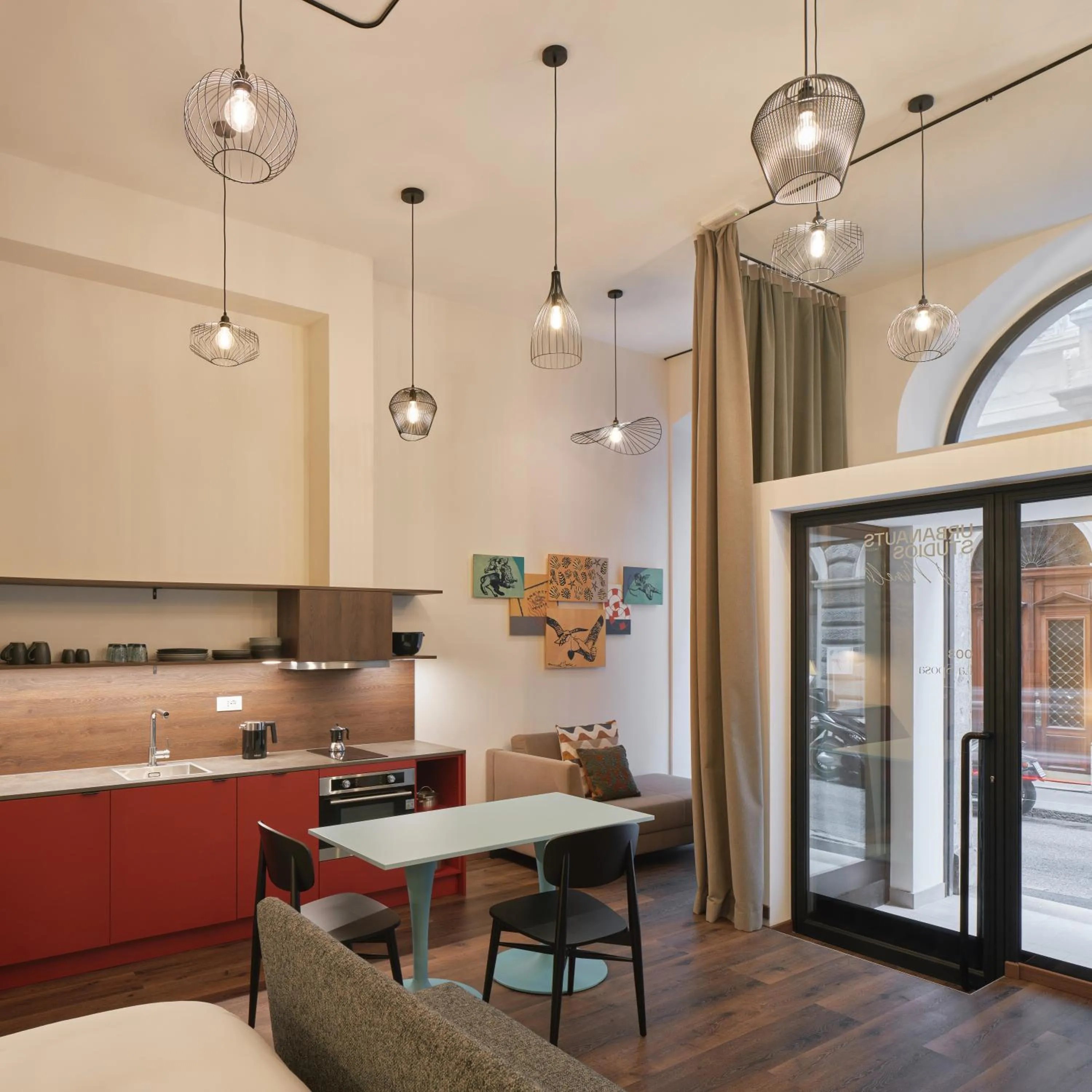 Kitchen or kitchenette in URBANAUTS STUDIOS Minelli