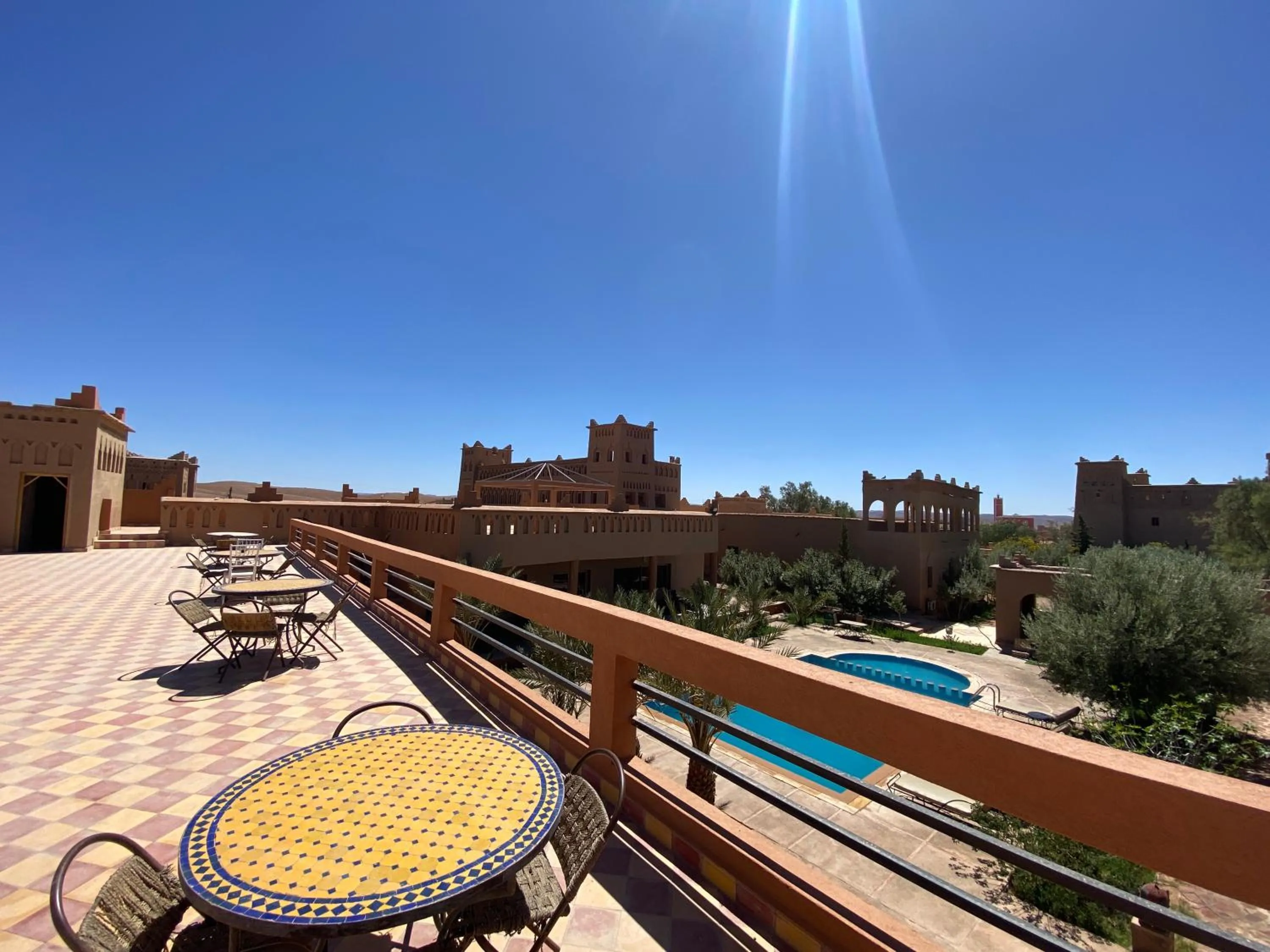 Patio in Auberge Famille Benmoro