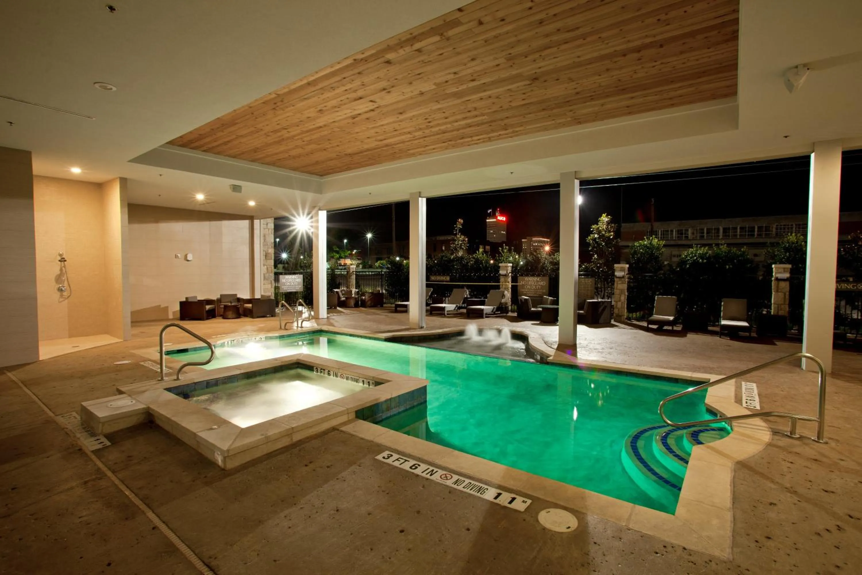 Swimming pool in Hotel Indigo Waco by IHG