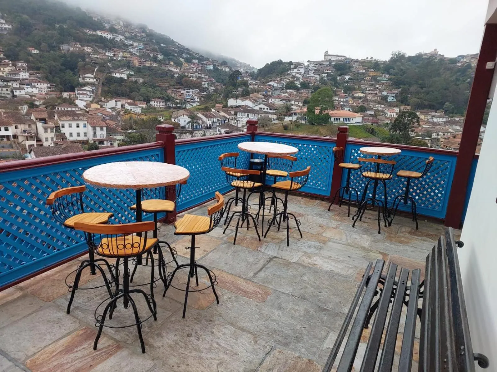 Patio in Pousada Ouro Preto