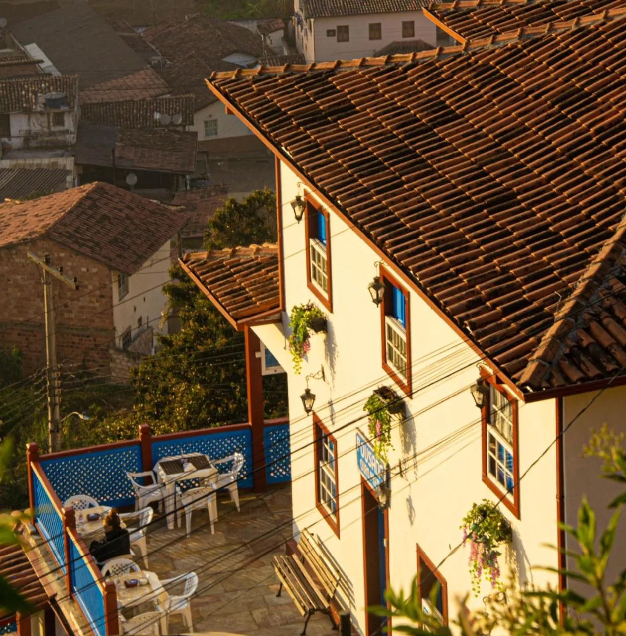 Patio in Pousada Ouro Preto