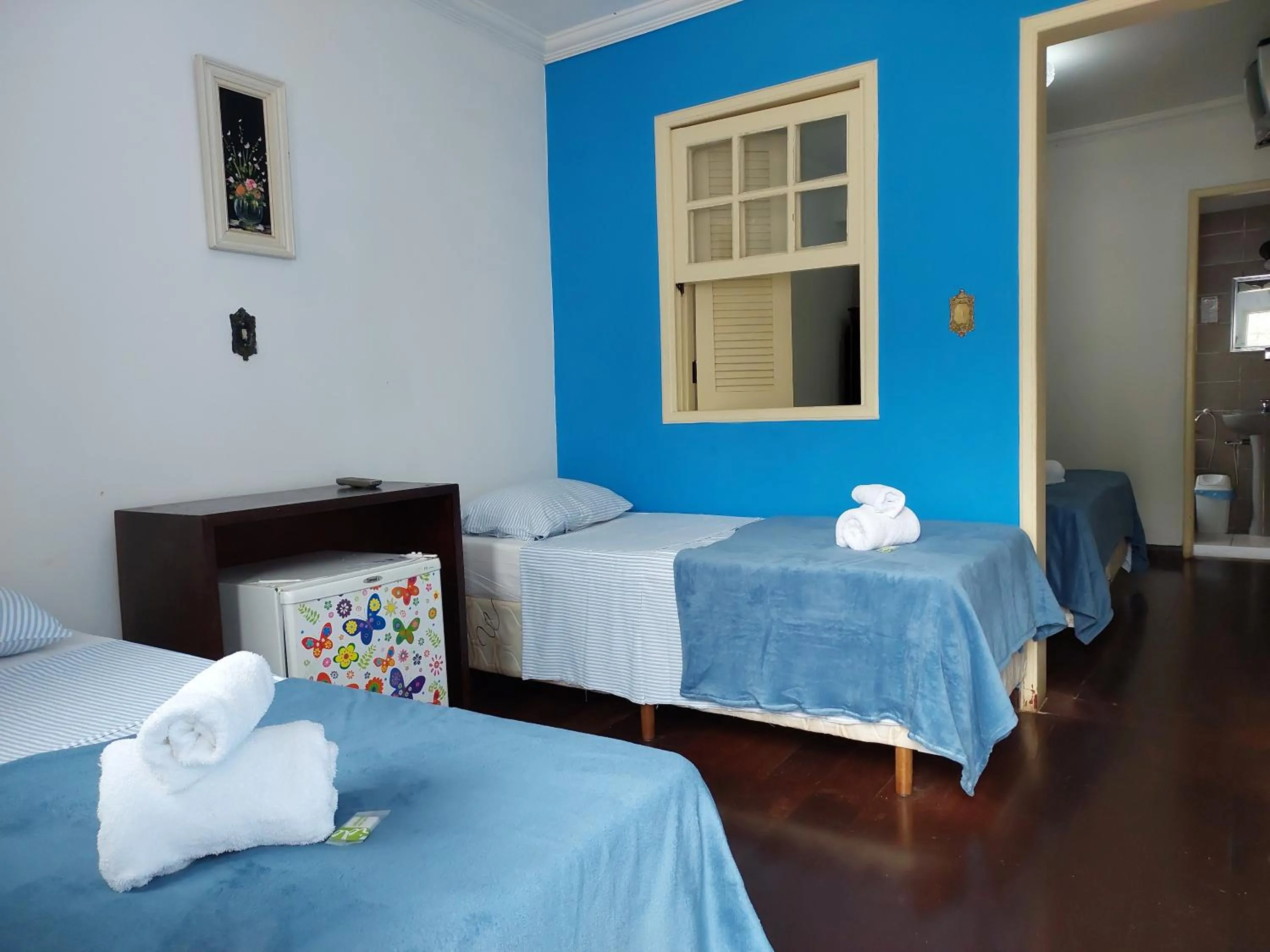 Bed in Pousada Ouro Preto