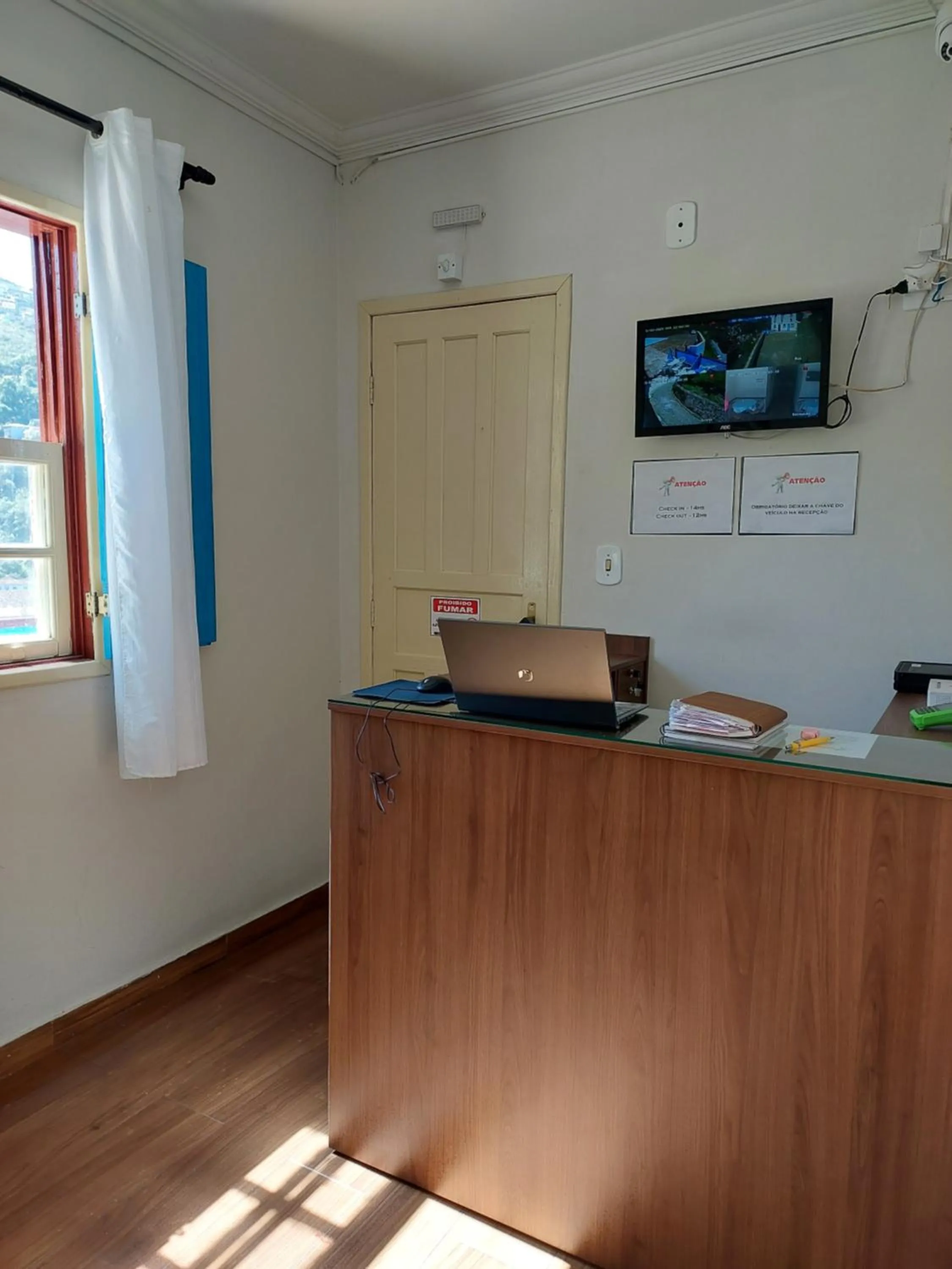 Lobby or reception in Pousada Ouro Preto