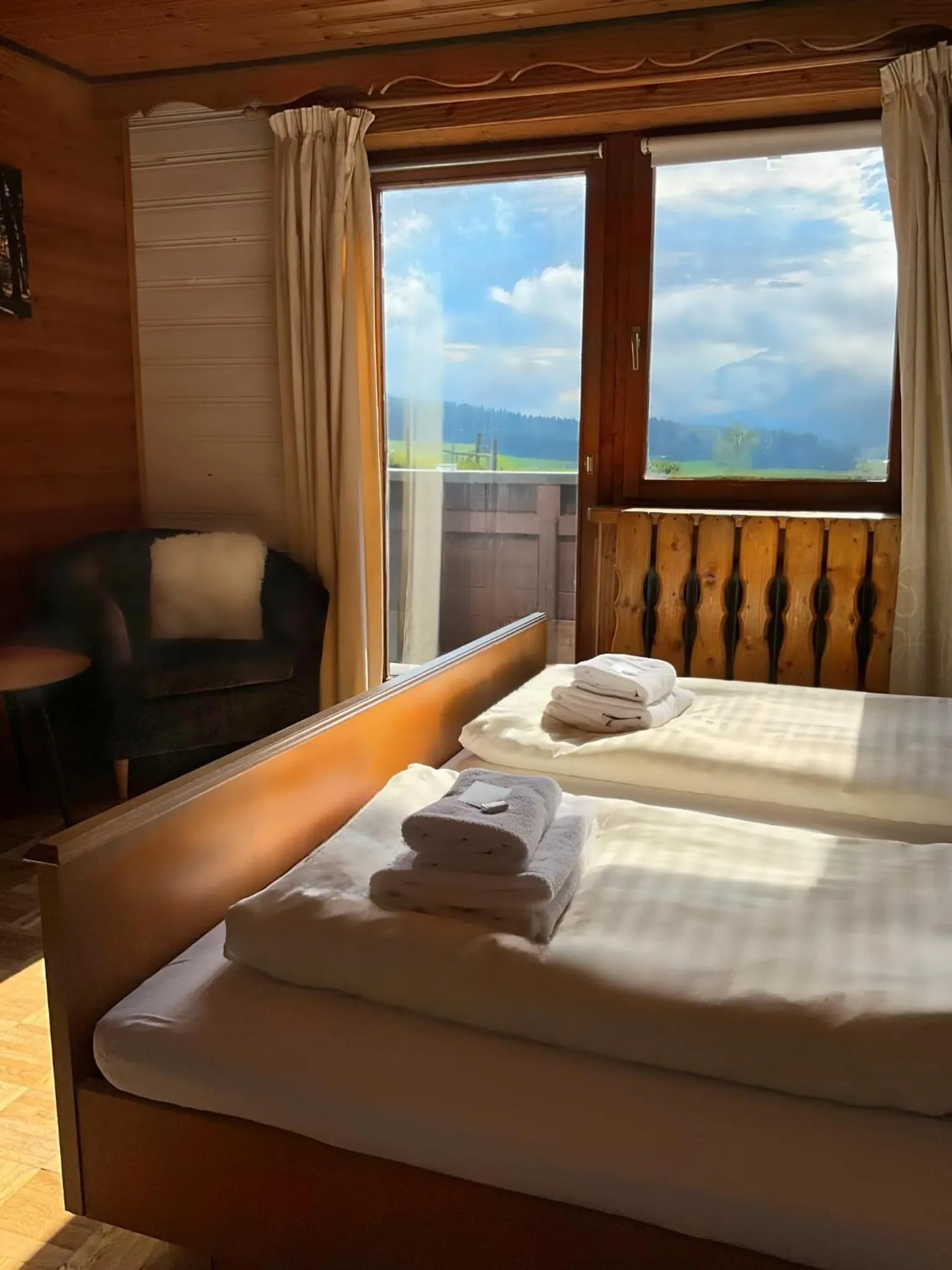 Bed in Hotel Wildrose