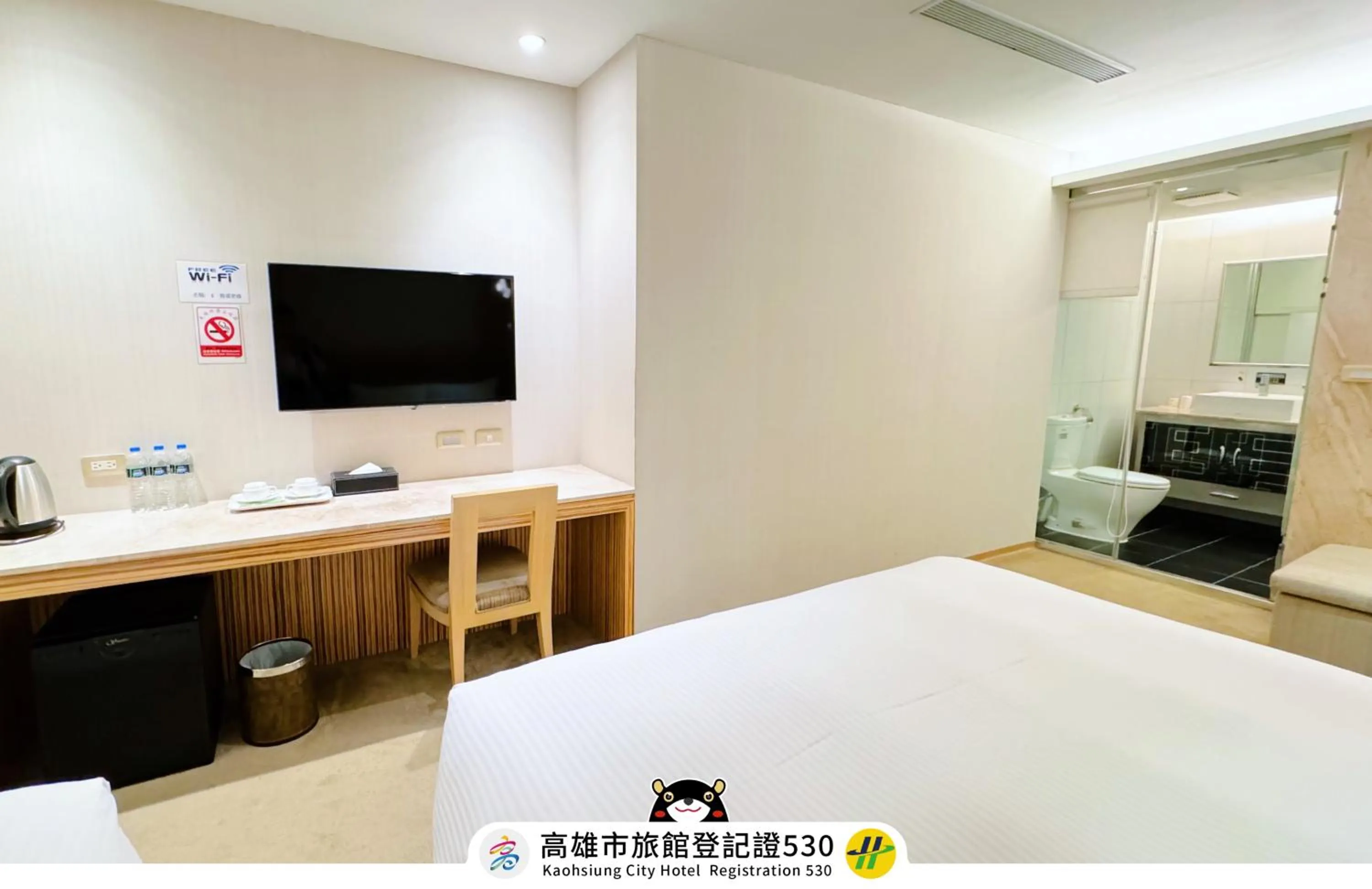 Bed in 友愛京賞國際大飯店 Yoai Jing Shang Hotel