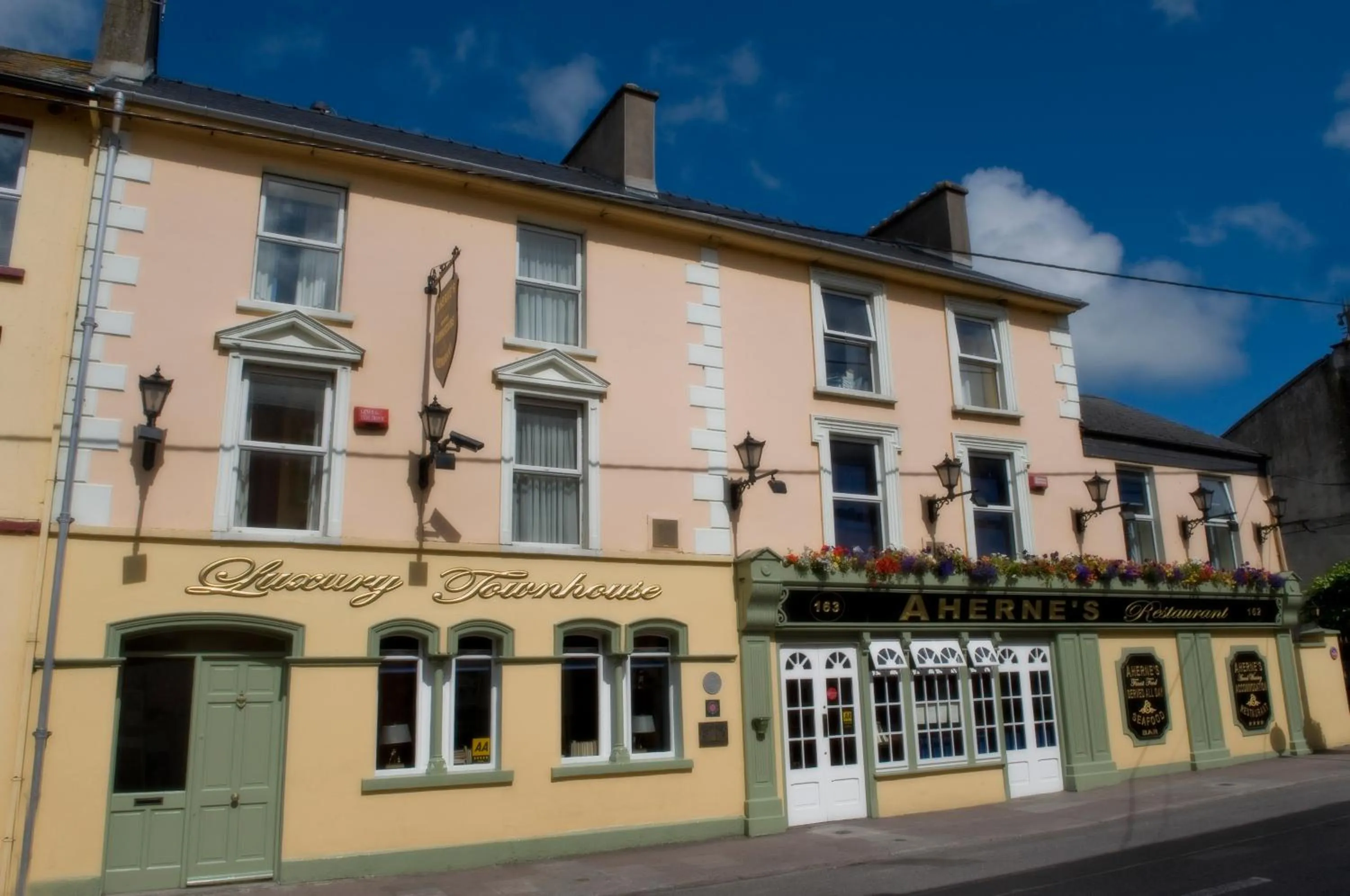 Property building in Aherne's Townhouse Hotel and Seafood Restaurant