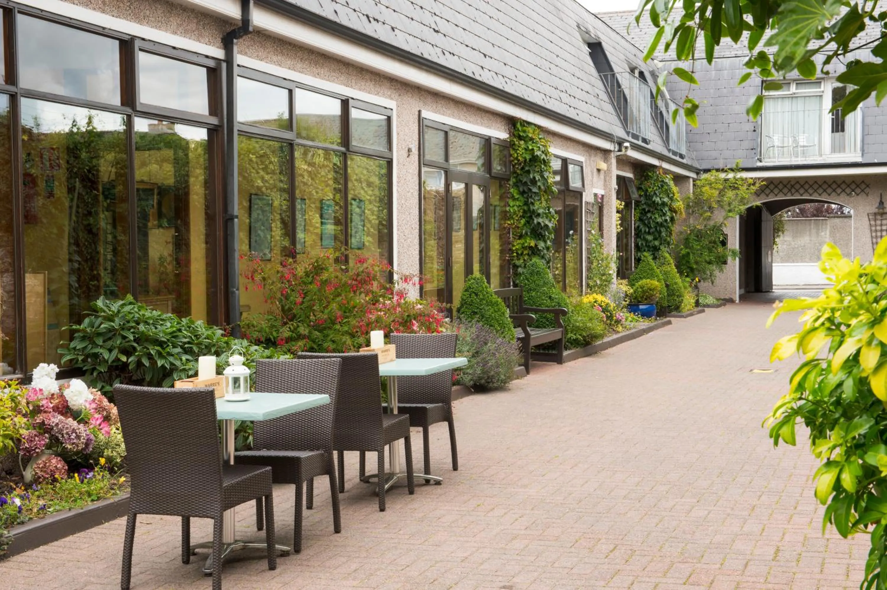Patio in Aherne's Townhouse Hotel and Seafood Restaurant
