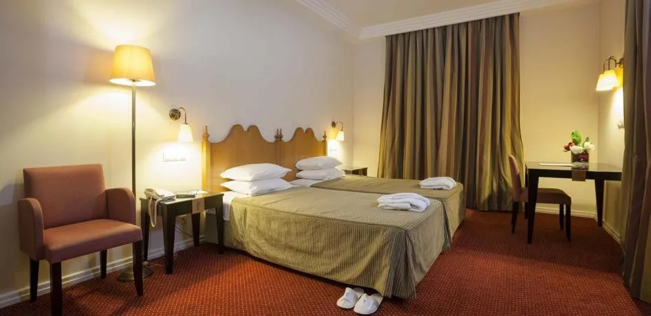 Property building, Bed in Hotel Termas da Curia