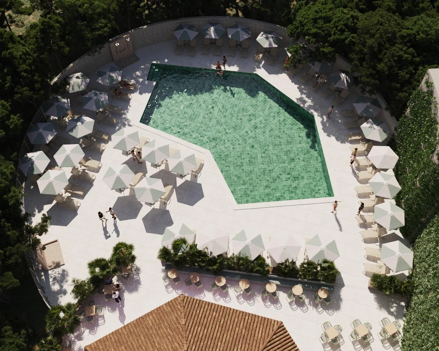 Swimming pool in Ipanema Park