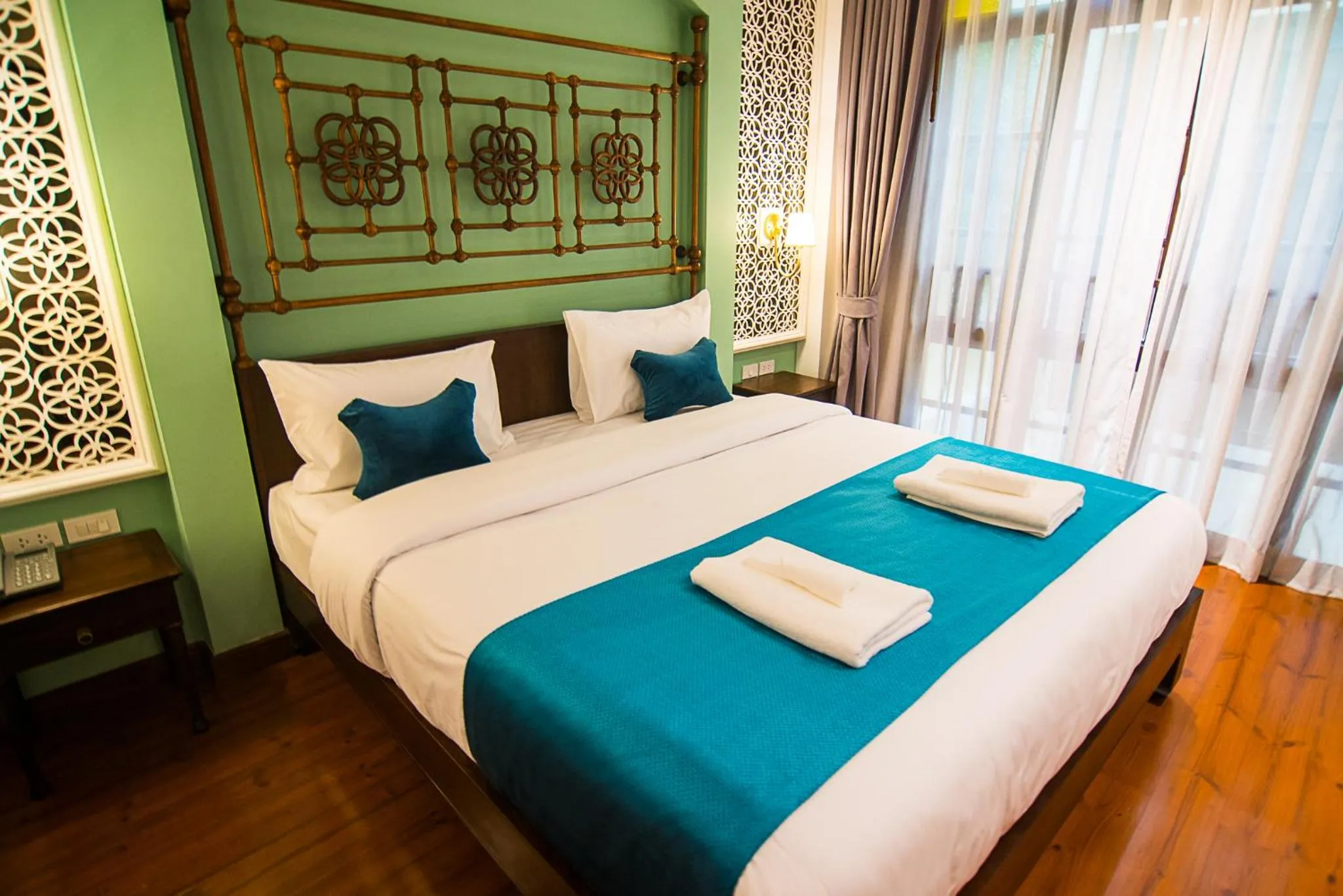 Bed in WOO Gallery & Boutique hotel