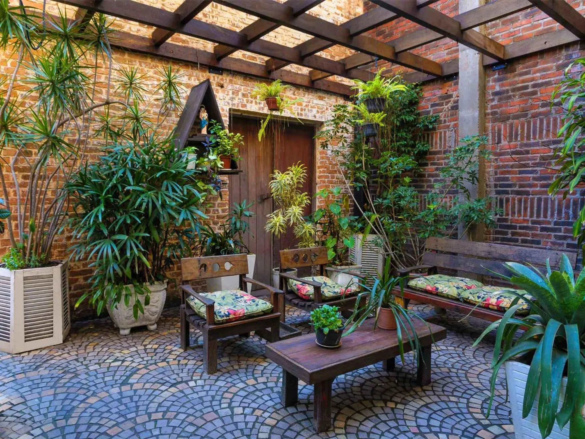 Patio in Hotel Elevado