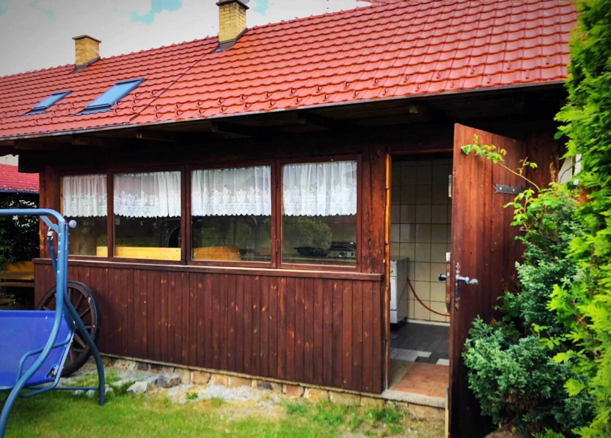 Communal kitchen in Hostinec Selský dvůr