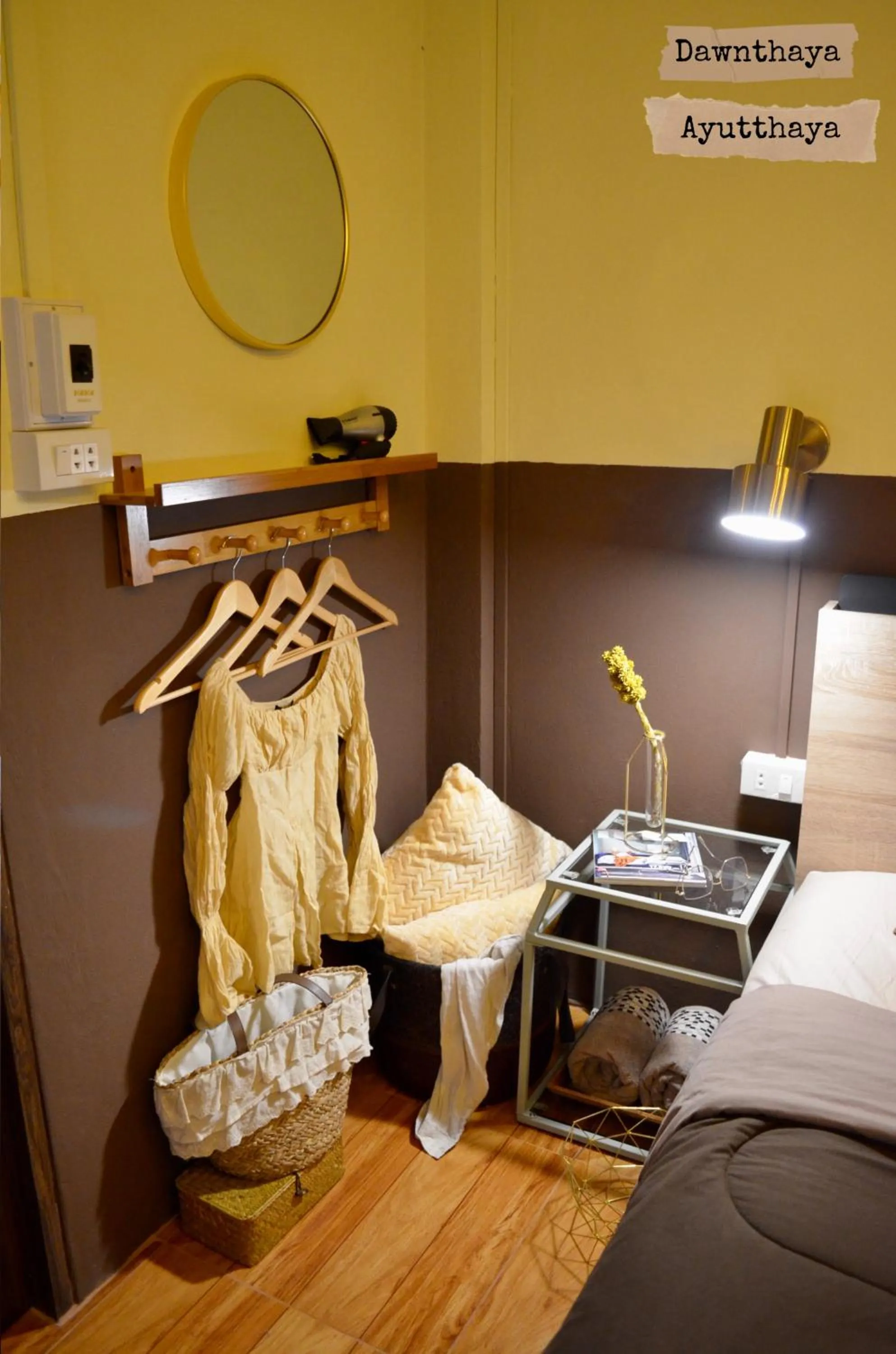 Bed in Dawnthaya Ayutthaya Art House บ้านดอนธยๅ อยุธยา