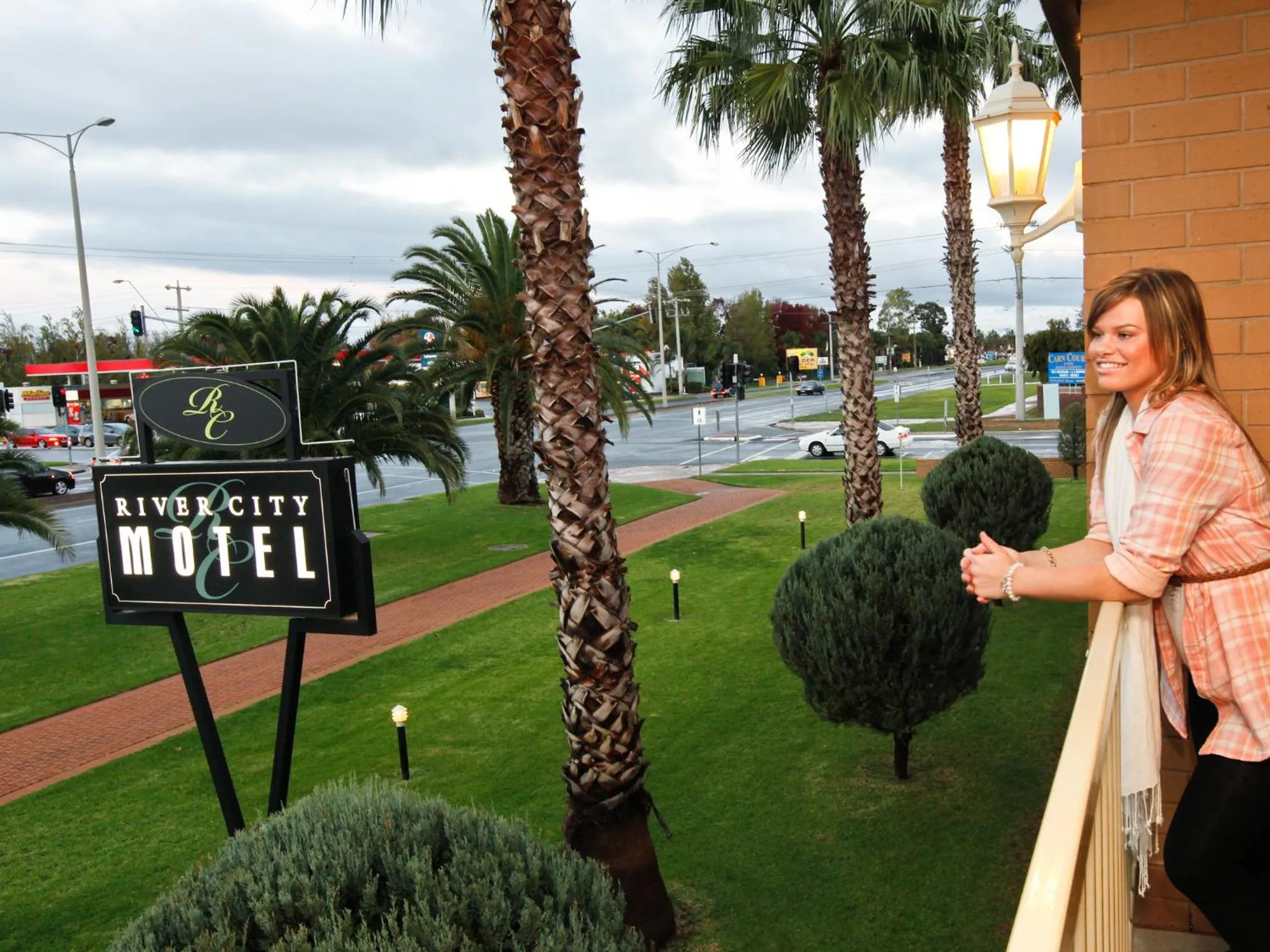 People in Mildura River City Motel