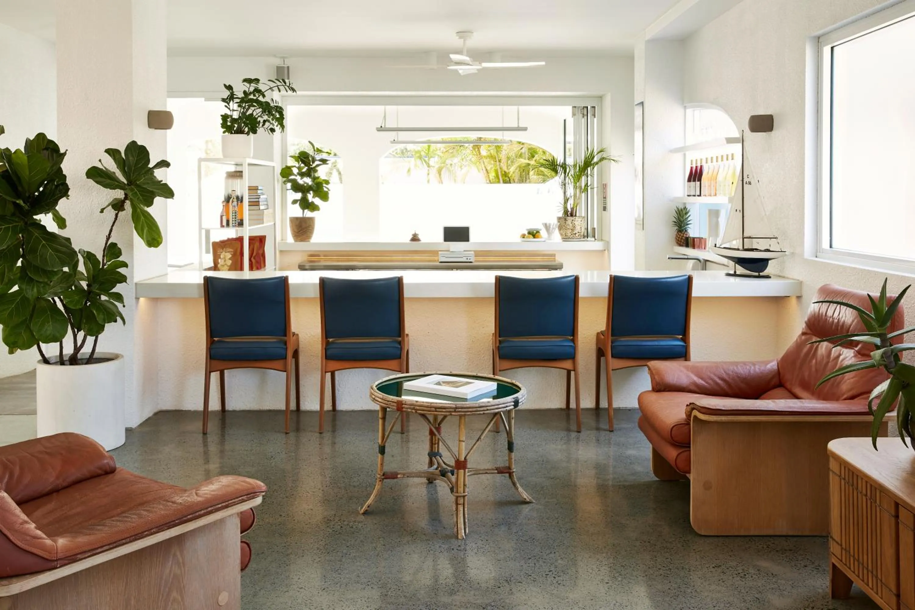 Lobby or reception in The Sails Motel Brunswick Heads