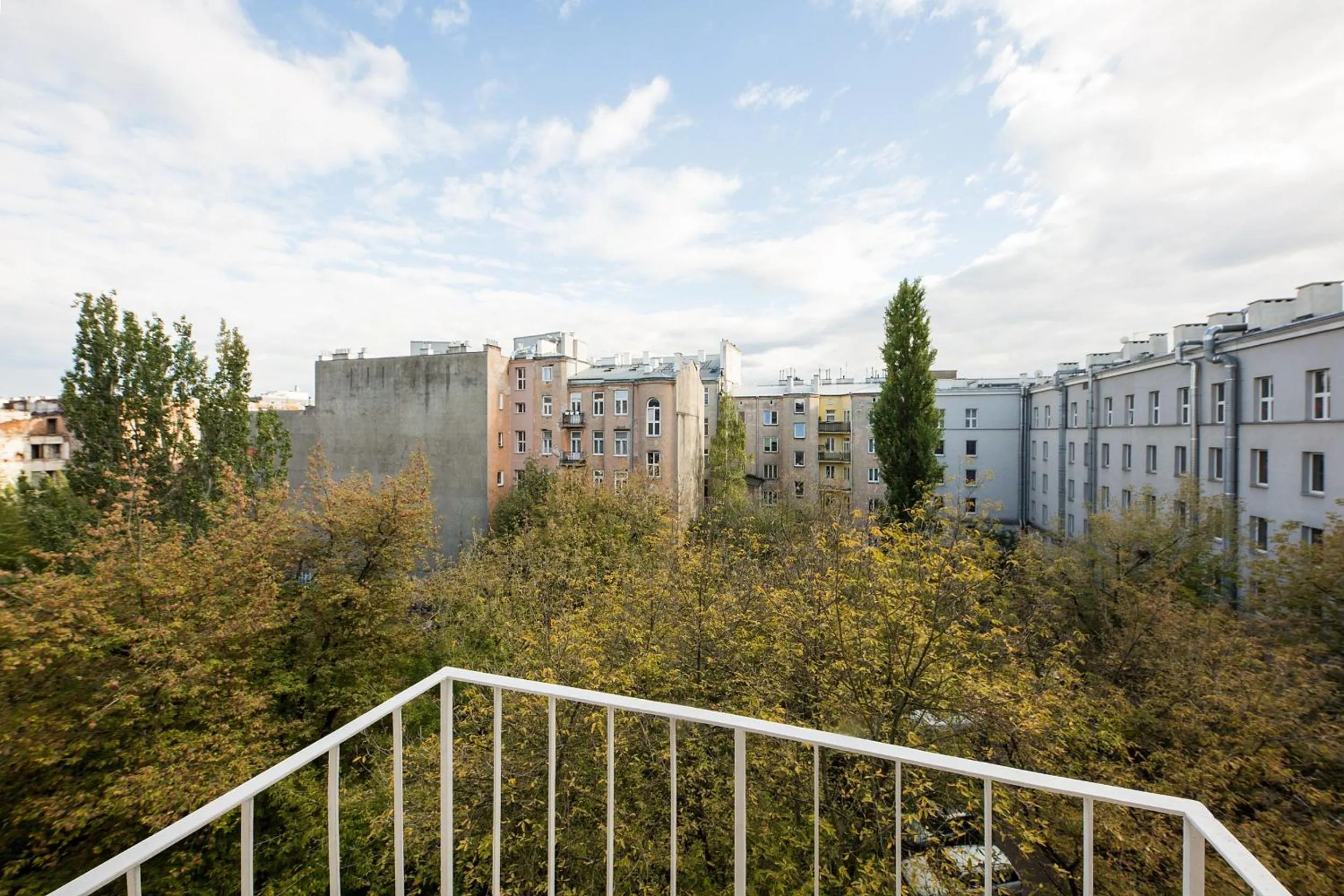Balcony/Terrace in ShortStayPoland Aleje Jerozolimskie (B67)