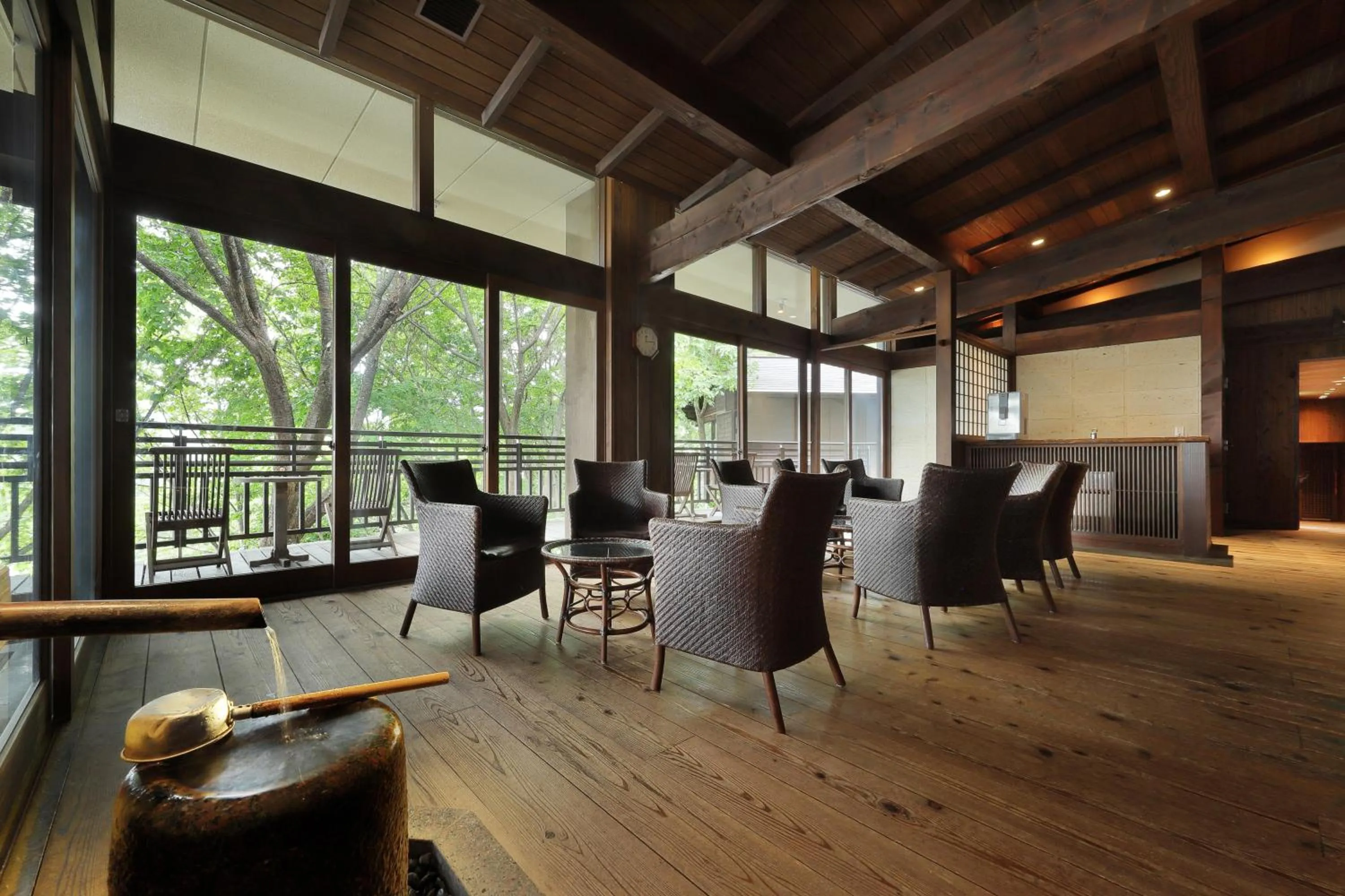 Lounge or bar in Zao Kokusai Hotel