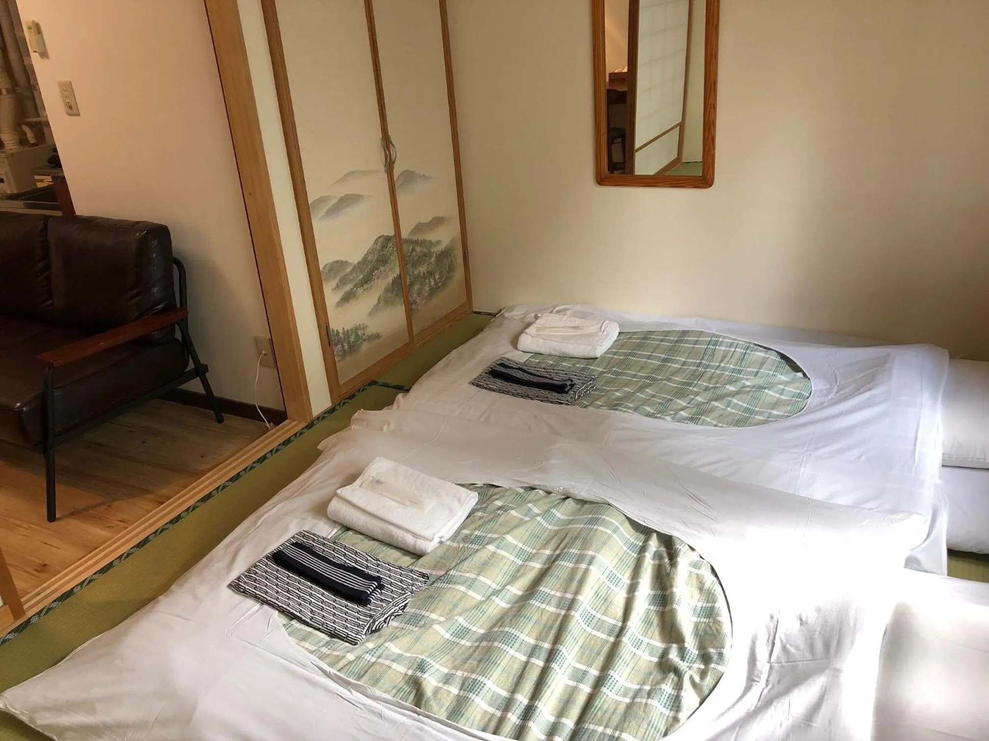 Bed in Rusutsu Lodges Pension Lilla Huset